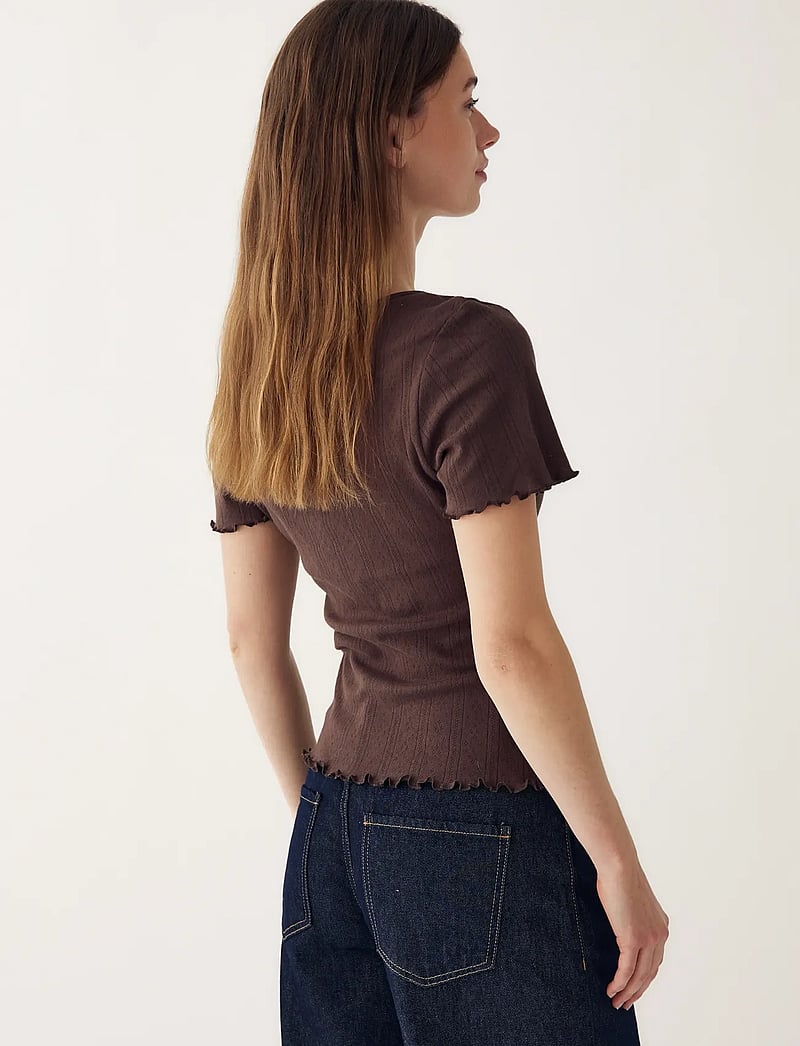 Noella - Julietta Top - t-shirts - chocolate - 5