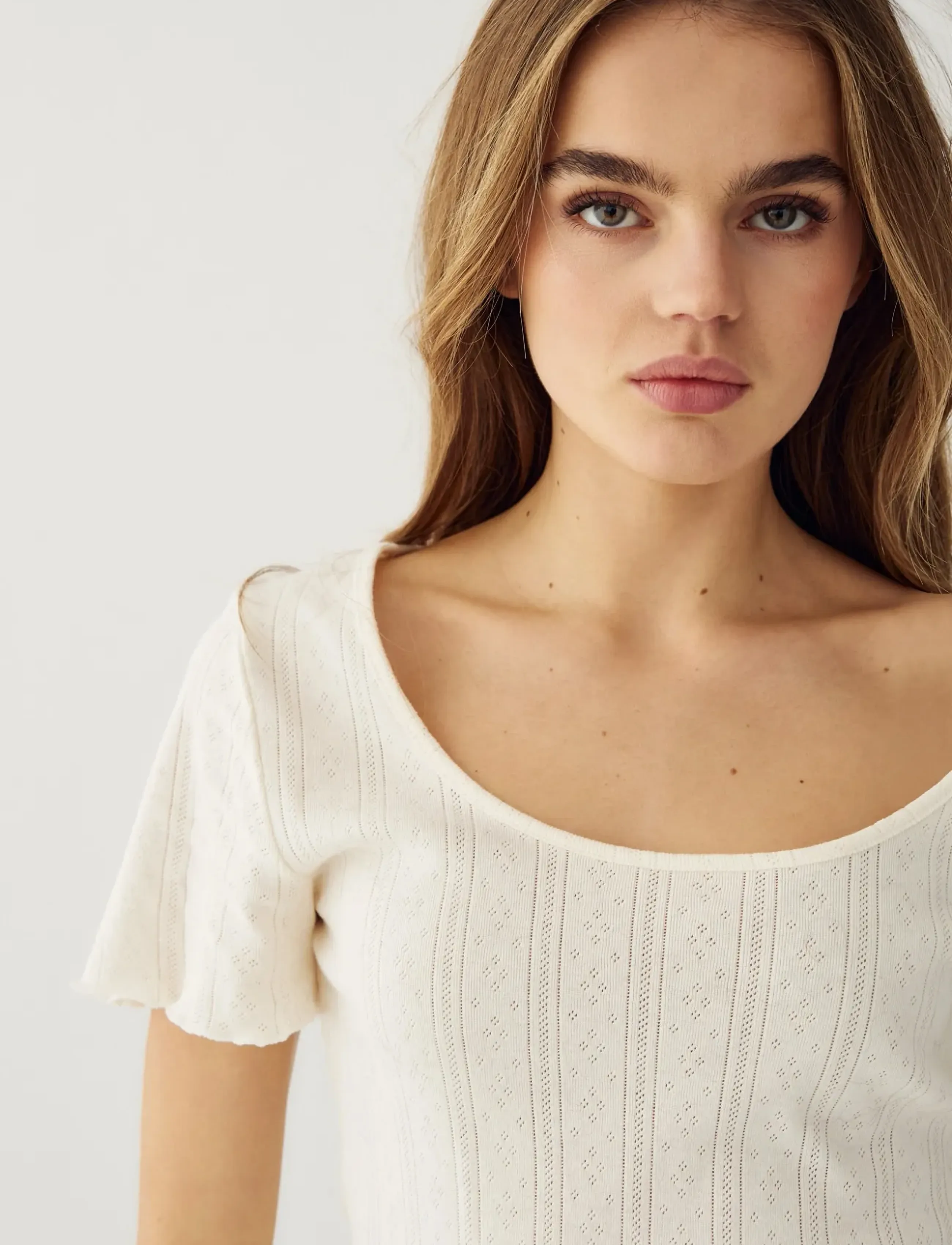Noella - Julietta Top - laveste priser - ivory - 3