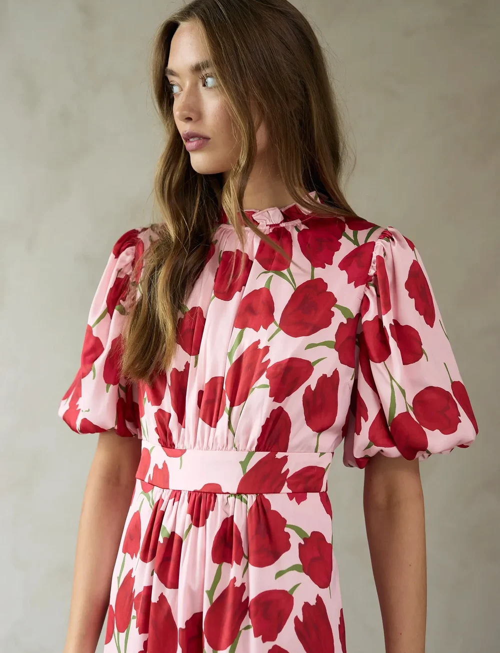 Noella - Ruth Dress - sommarklänningar - tulip print - 3