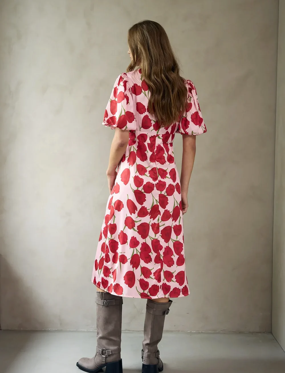 Noella - Ruth Dress - sommarklänningar - tulip print - 4