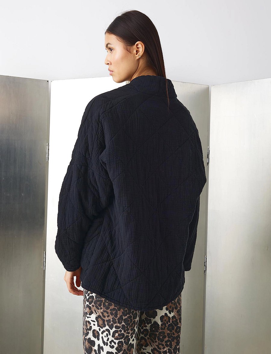Noella - Journey Jacket - vårjackor - black washed - 3