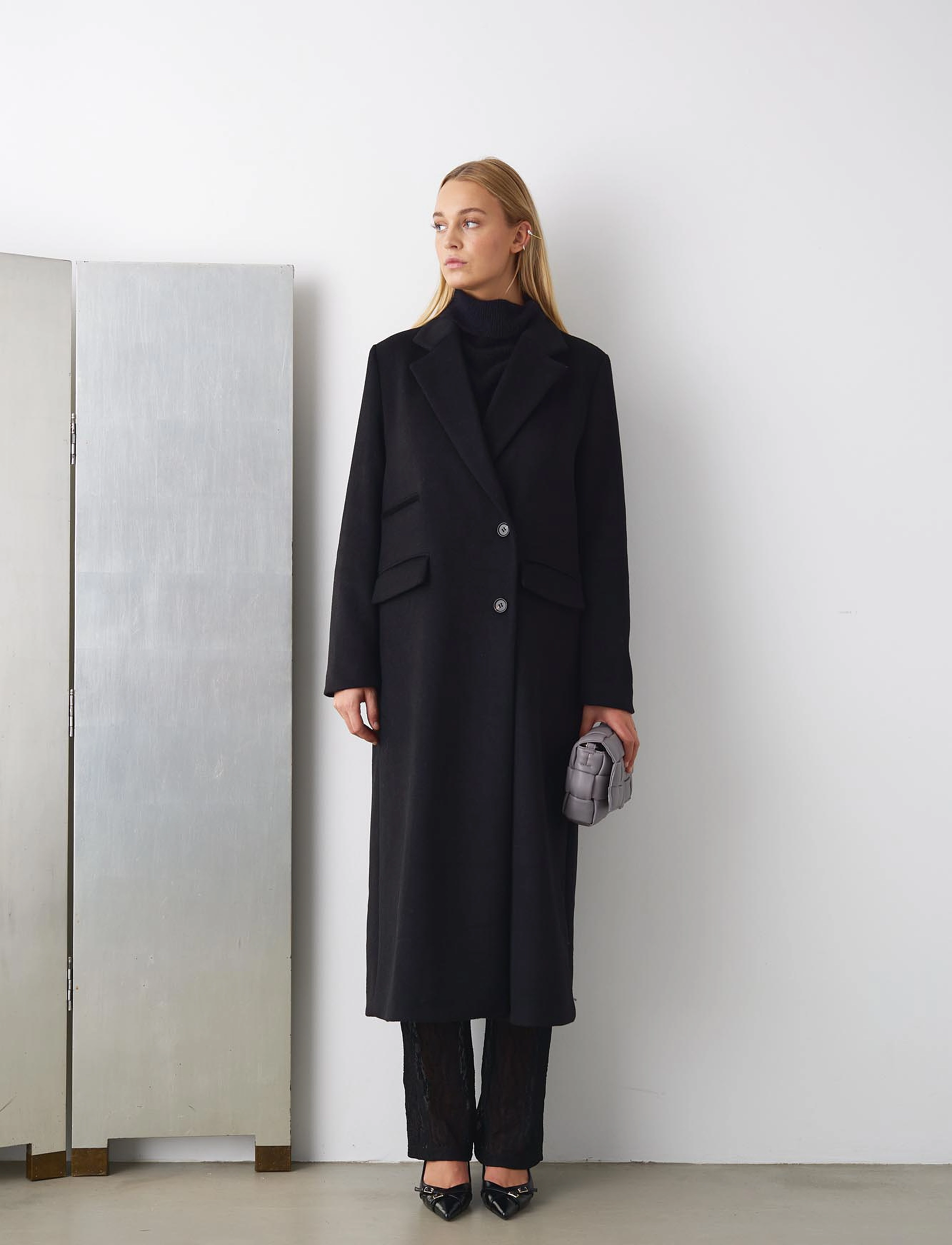 Noella Jaci Coat - Tøj - BLACK / black