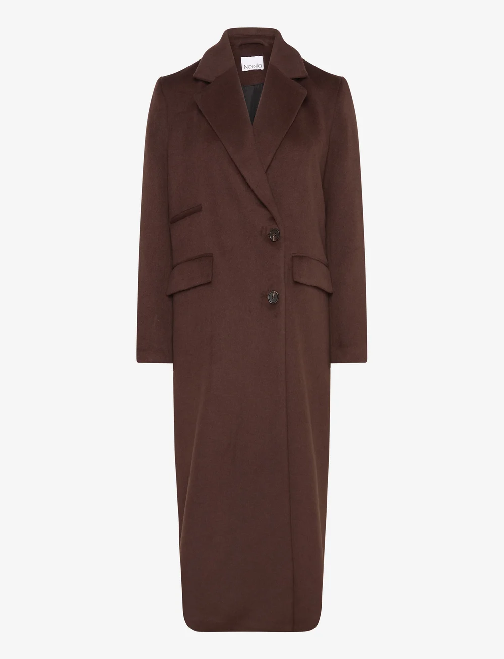 Noella - Jaci Coat - ullkappor - chocolate - 1