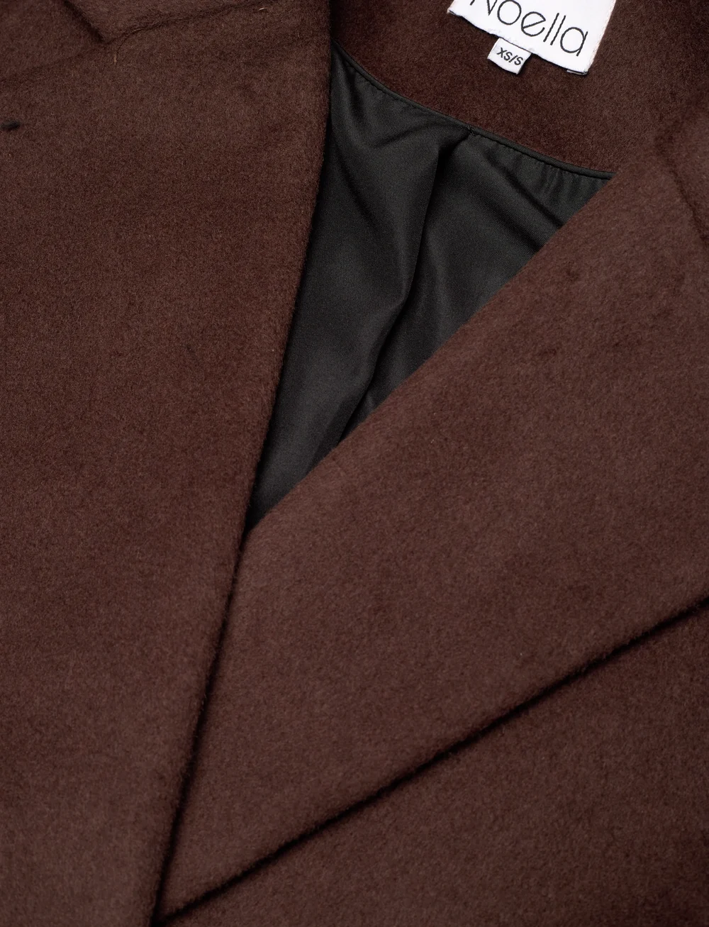 Noella - Jaci Coat - ullkappor - chocolate - 3