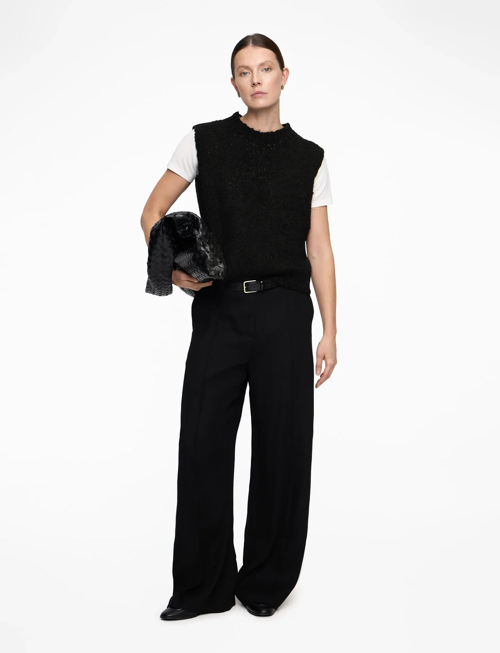 Noella - Kala Knit Vest - stickade västar - black - 2