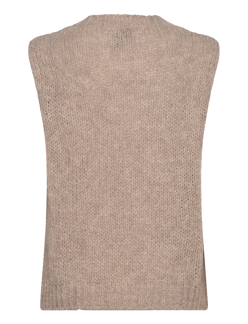 Noella - Kala Knit Vest - gestrickte westen - sand - 2