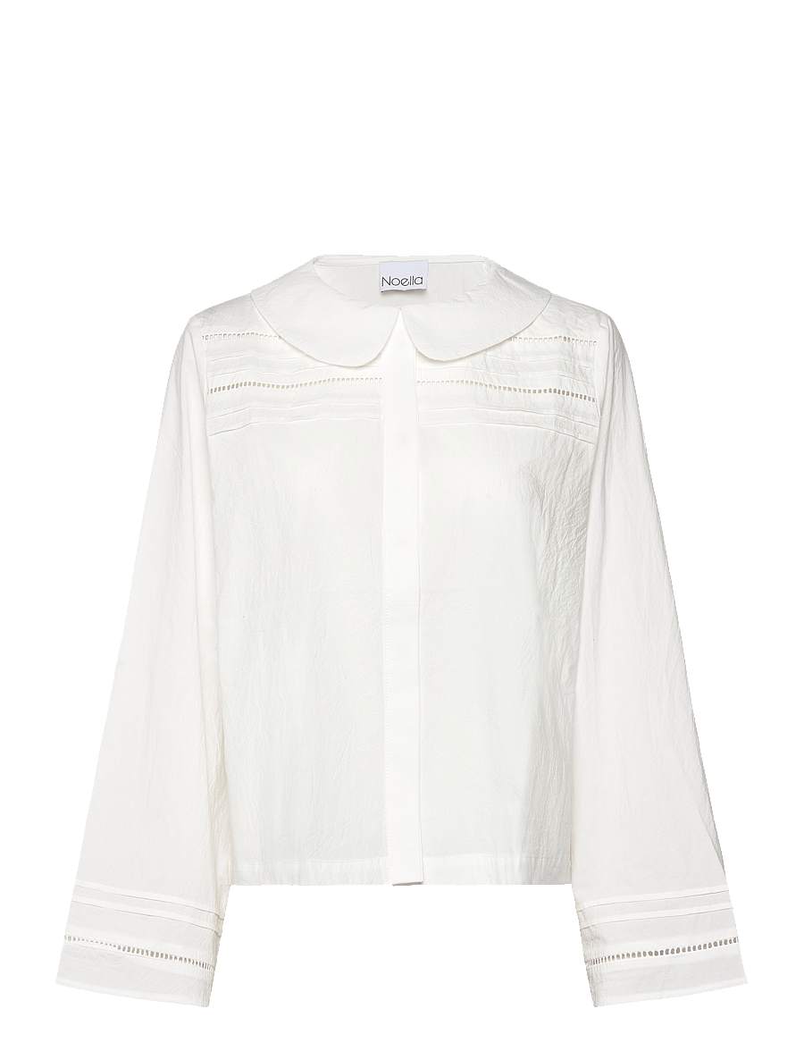 Noella - Kanly Shirt - langärmlige hemden - ivory - 0