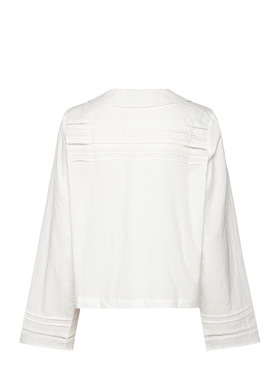 Noella - Kanly Shirt - langärmlige hemden - ivory - 1