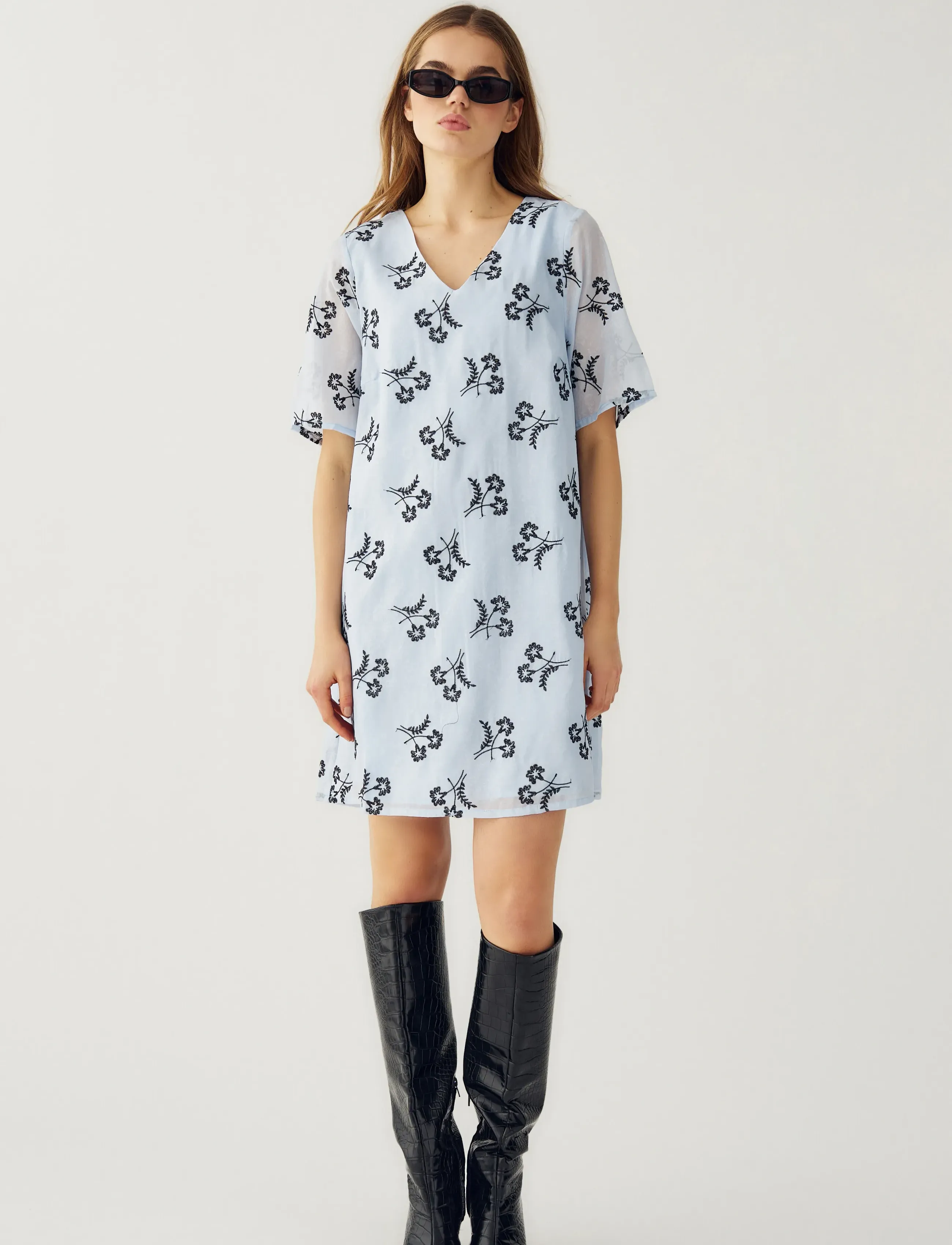 Noella Jae Dress, M, Blue, Kjoler > Kort Kjole, Dame