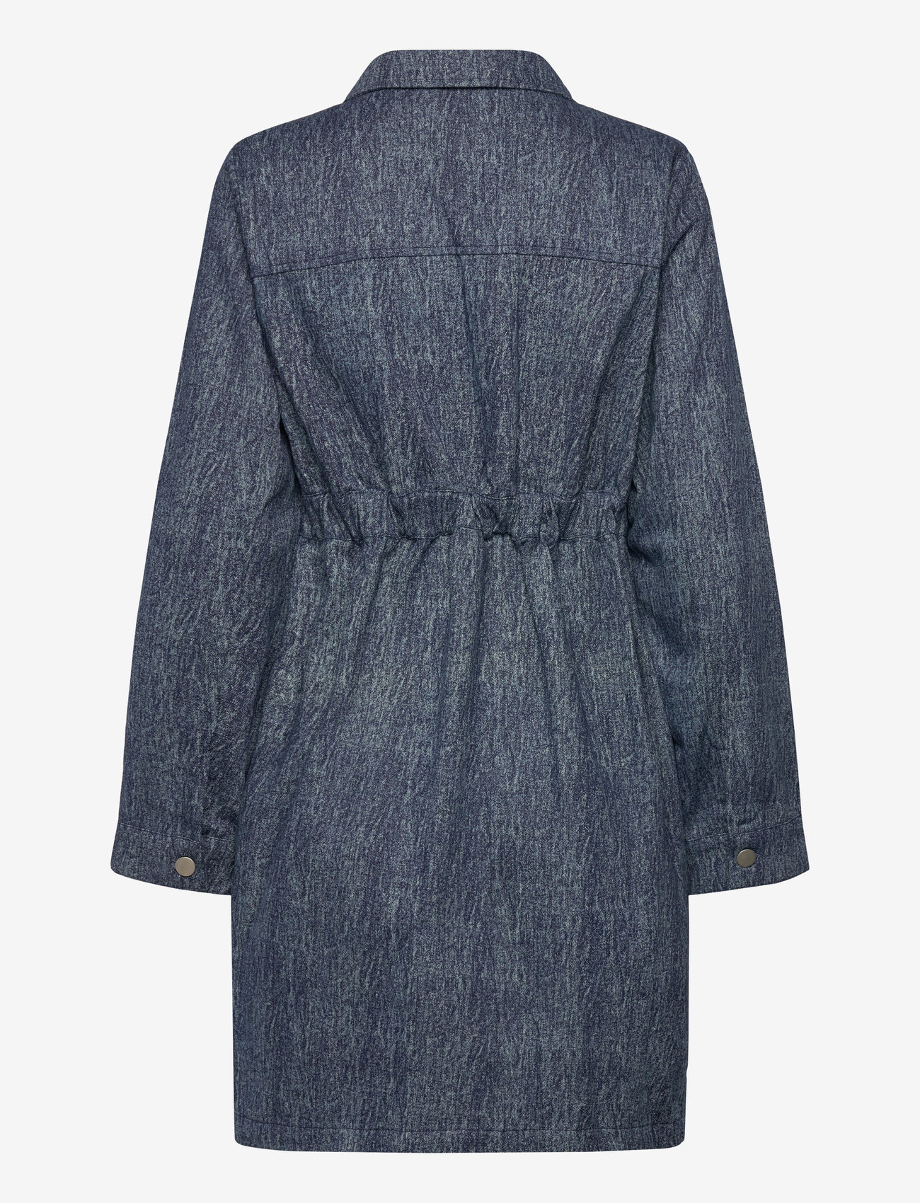 Noella - Benita Ls Dress - skjortekjoler - blue snow wash - 2