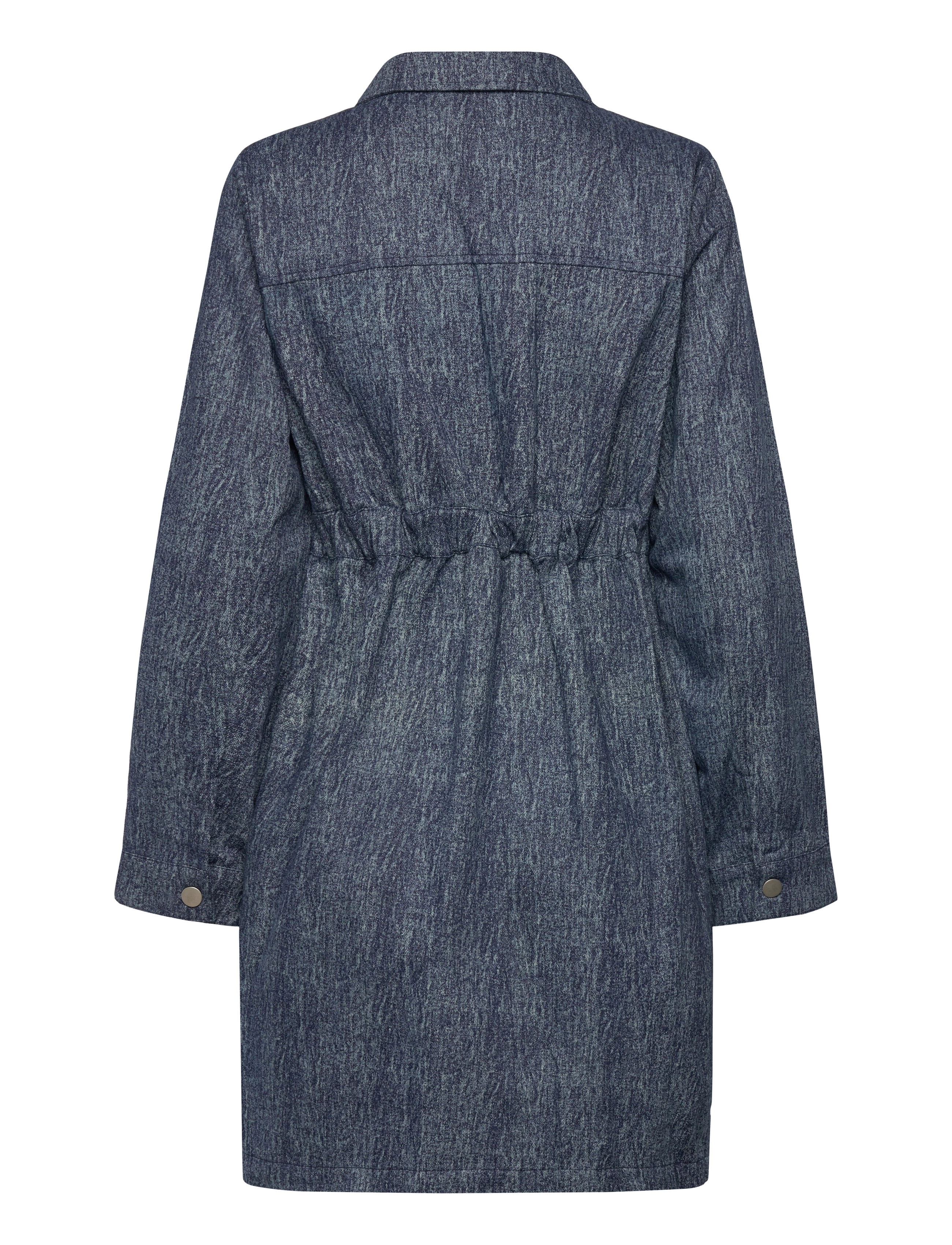 Noella - Benita Ls Dress - cowboykjoler - blue snow wash - 2