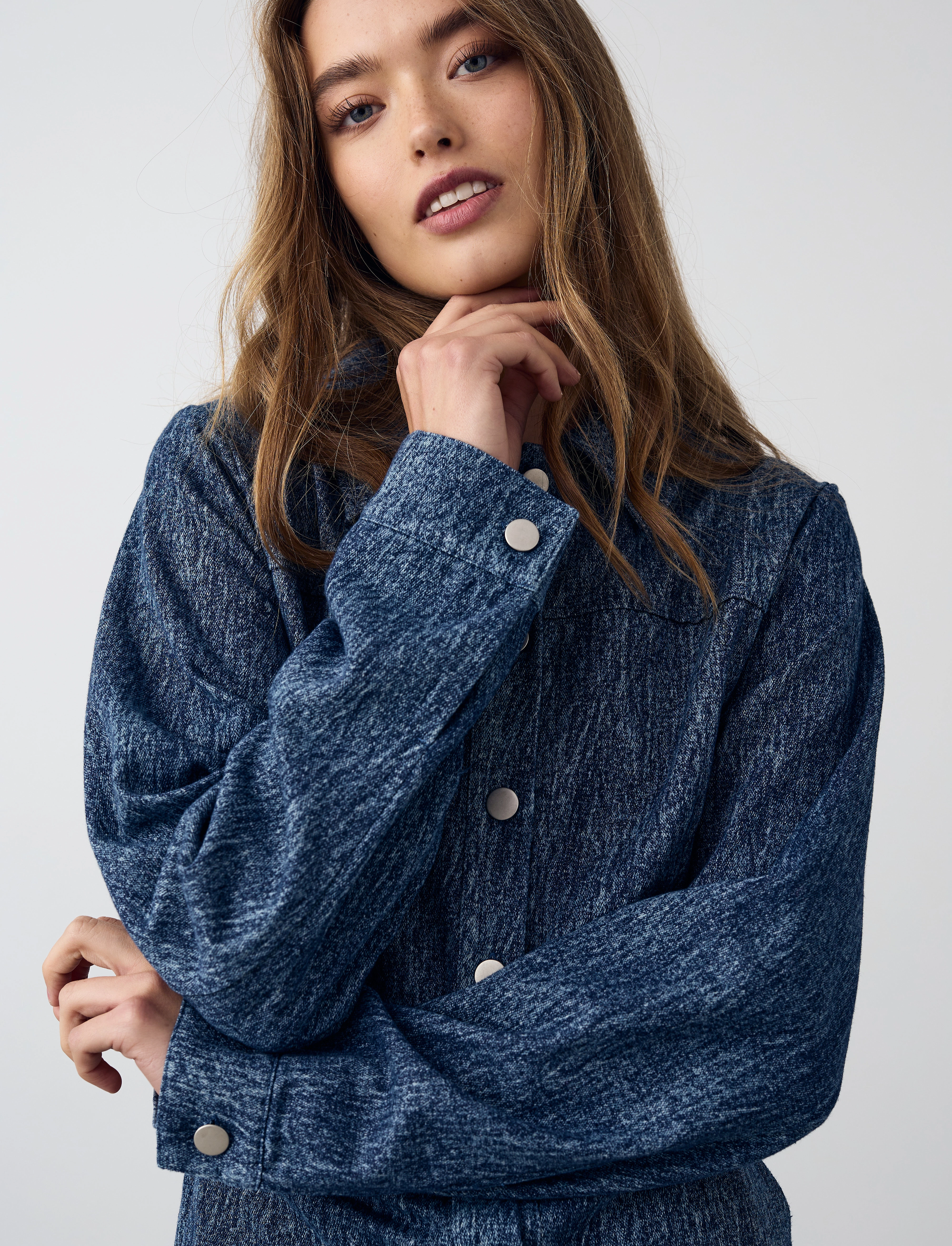 Noella - Benita Ls Dress - cowboykjoler - blue snow wash - 3