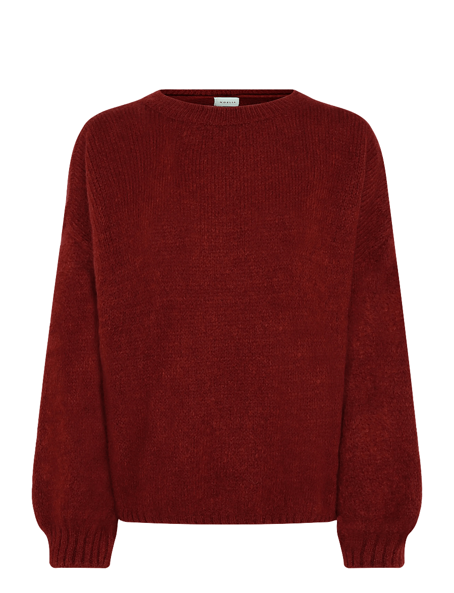 Noella - Mimi LS Knit - pullover - dusty mahogany - 1