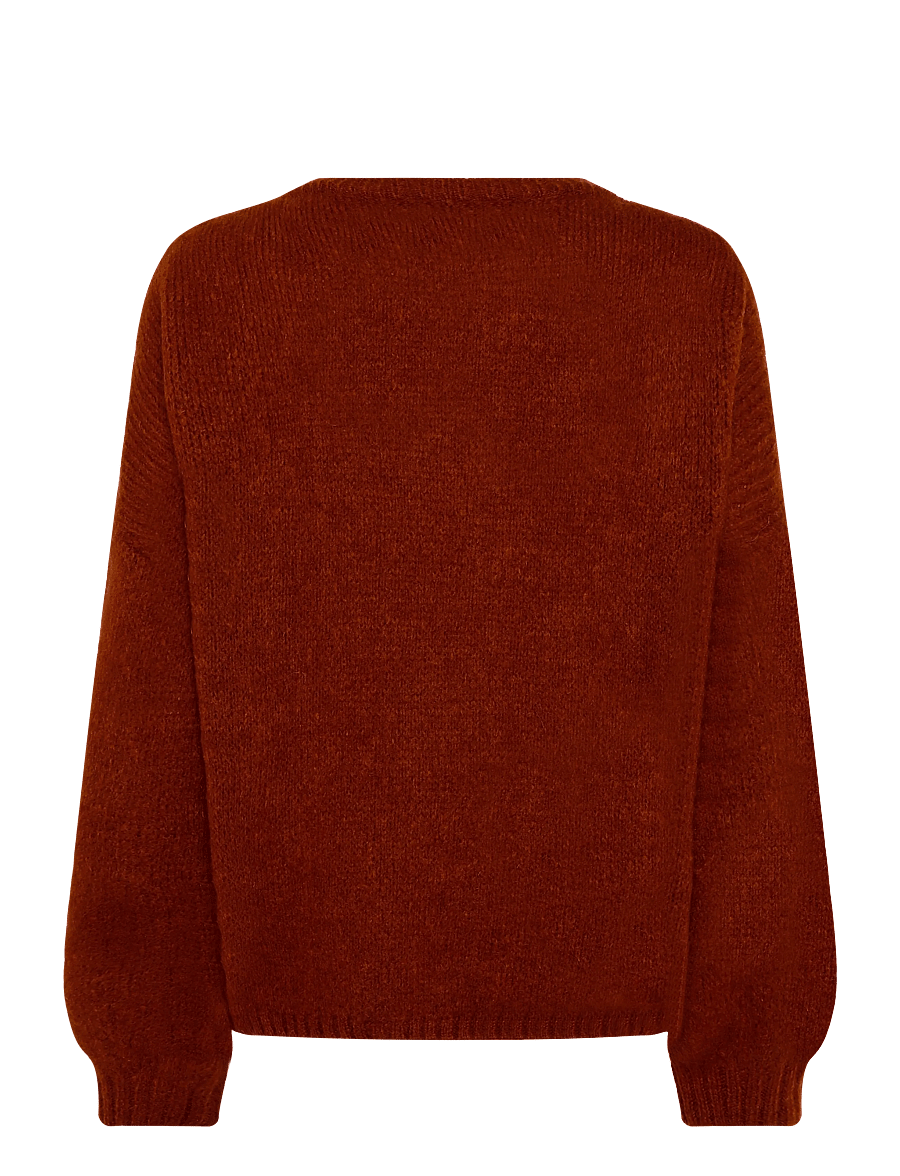 Noella - Mimi LS Knit - pullover - dusty mahogany - 2