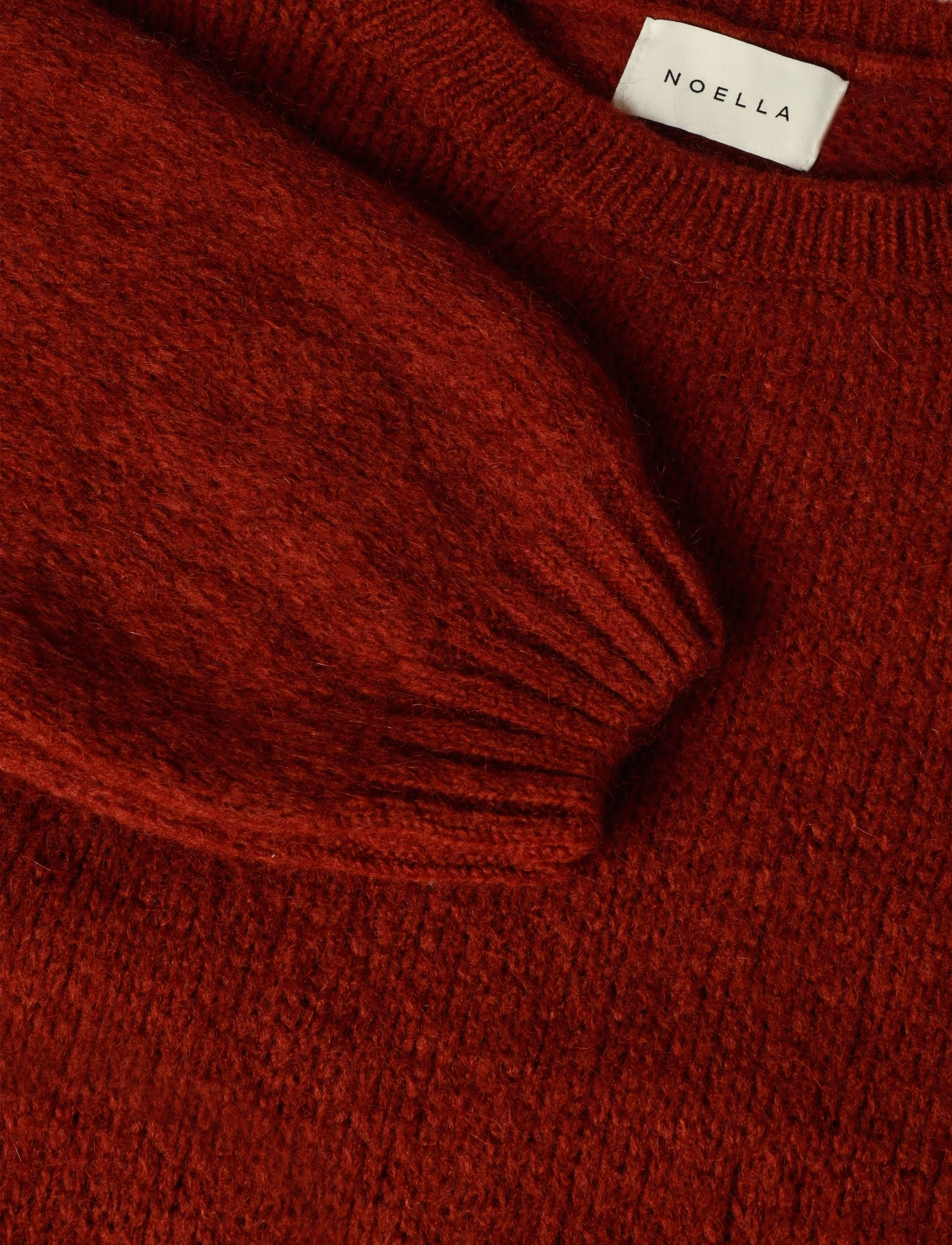 Noella - Mimi LS Knit - jumpers - dusty mahogany - 5