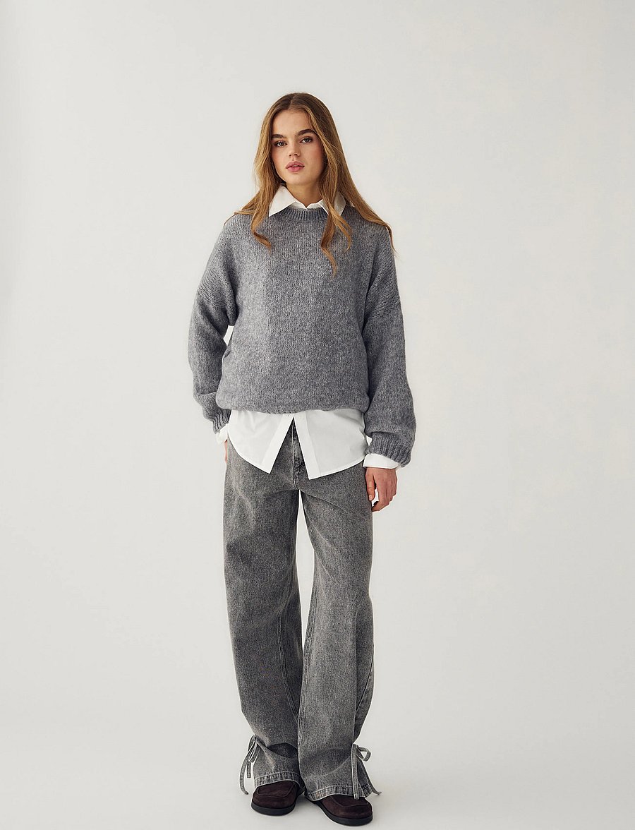 Noella - Mimi LS Knit - grey - 0