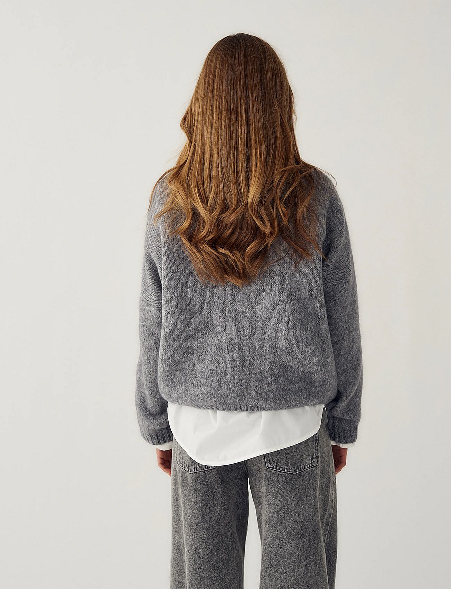 Noella - Mimi LS Knit - grey - 4