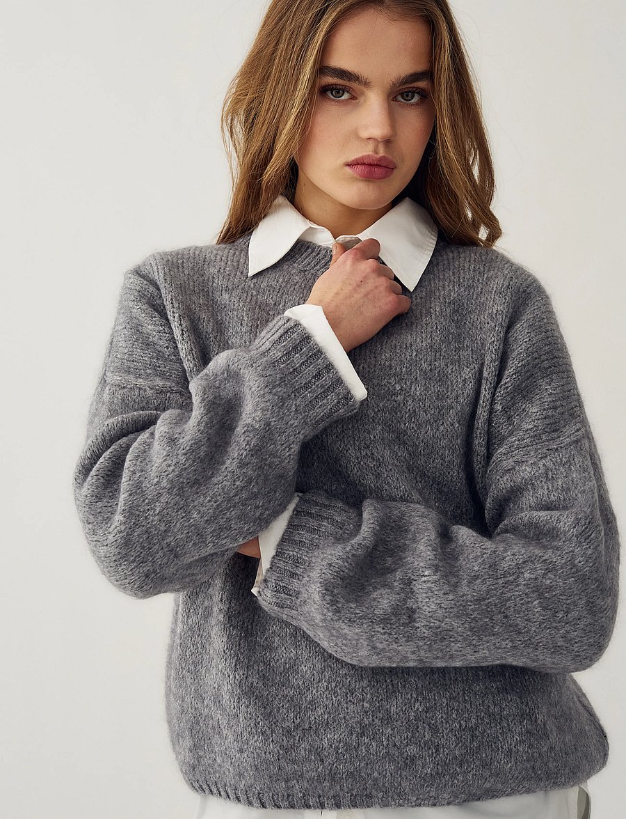 Noella - Mimi LS Knit - grey - 5