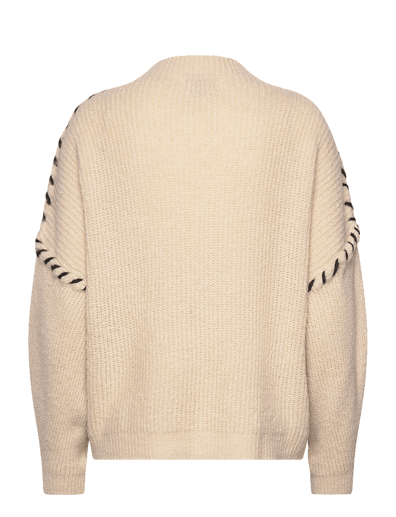 Noella - Olli Knit - striktrøjer - beige - 1