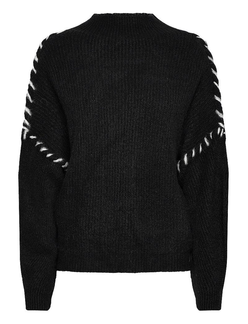 Noella - Olli Knit - jumpers - black - 0