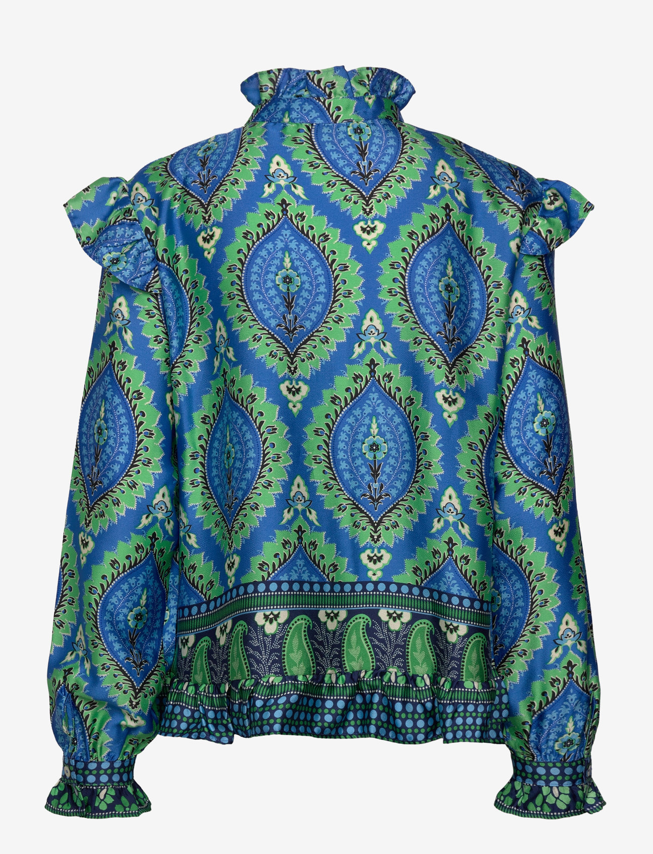 Noella - Reno Blouse - langærmede bluser - trisha blue print - 1