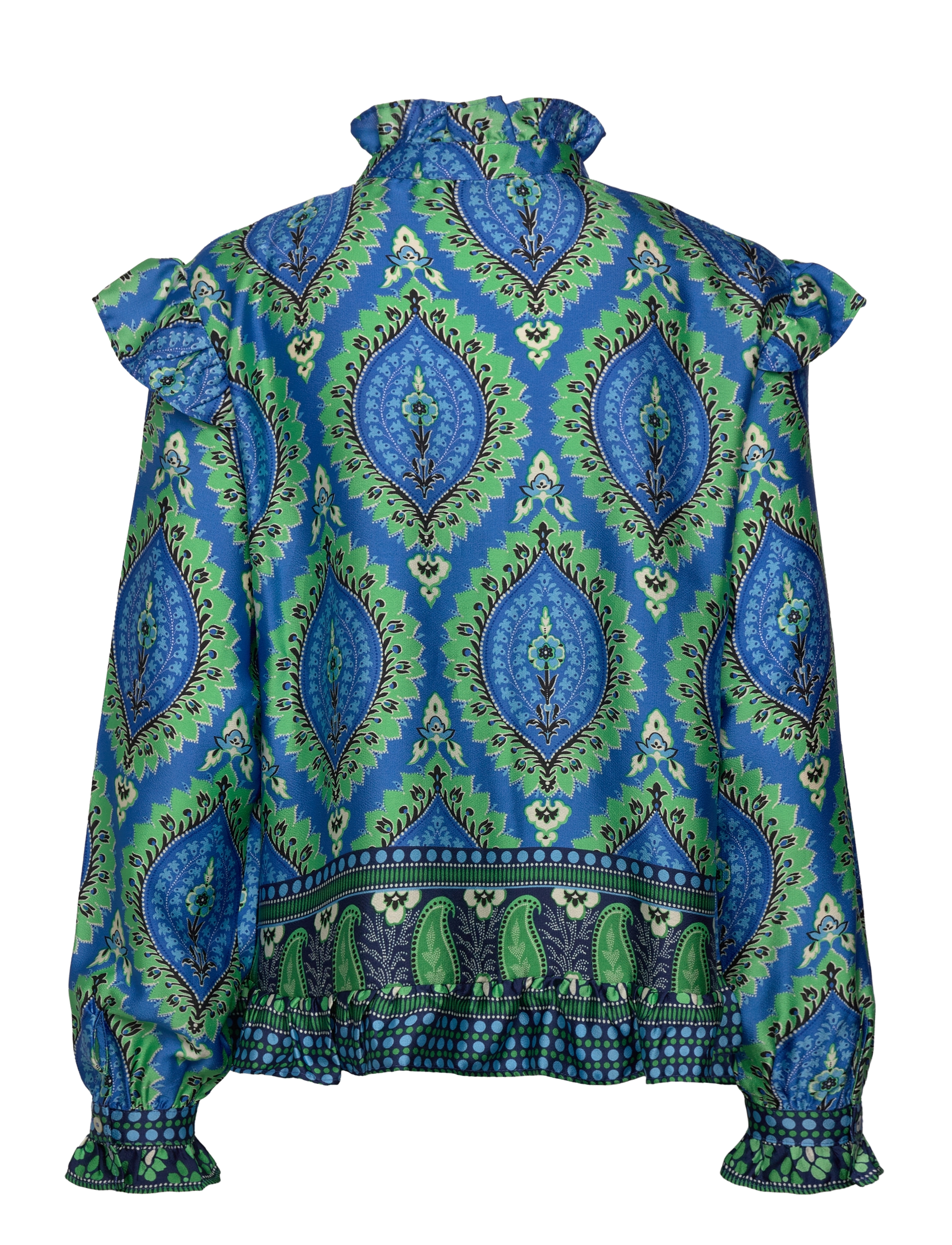Noella - Reno Blouse - trisha blue print - 2