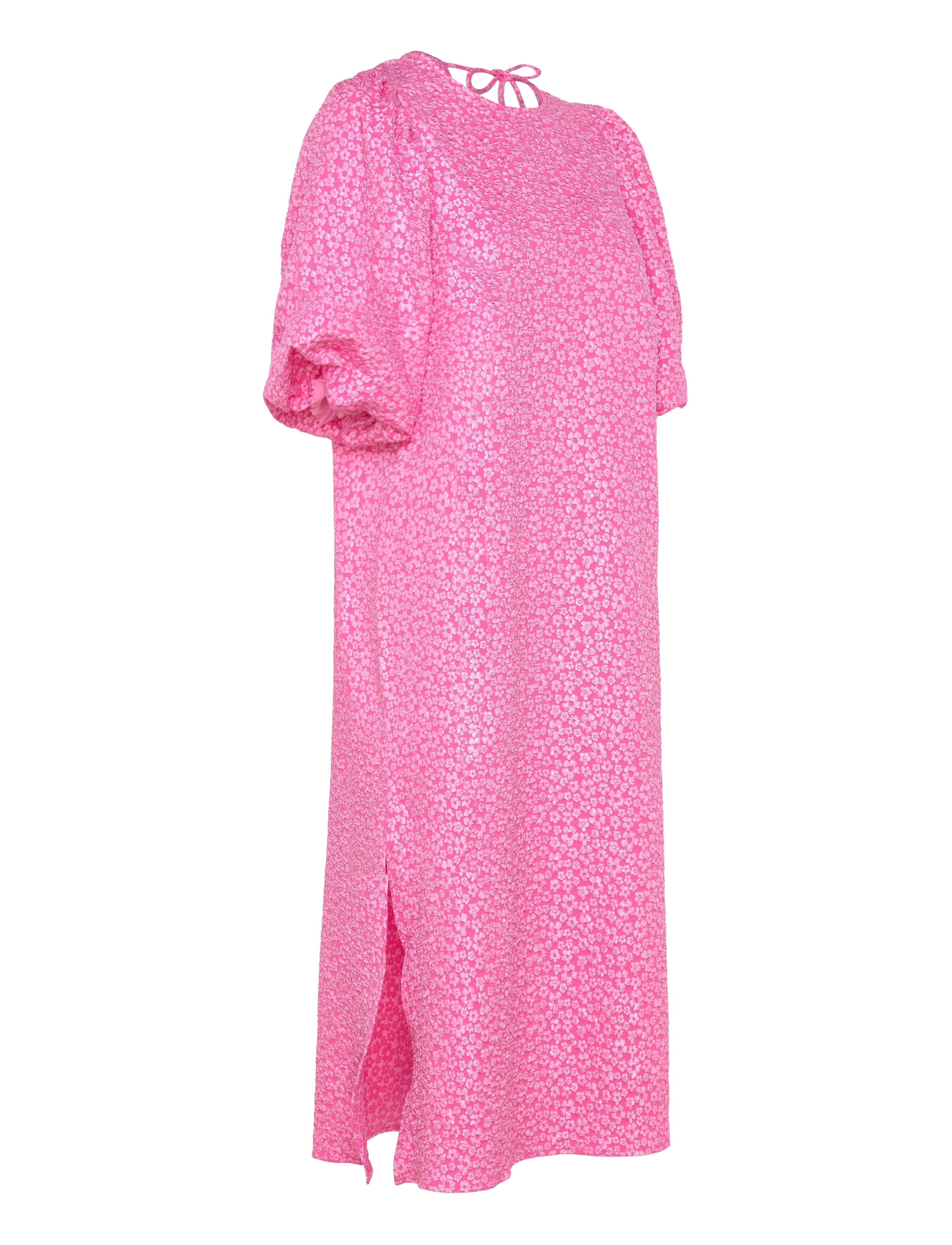 Noella - Reno Pastis Long Dress - bright pink - 4