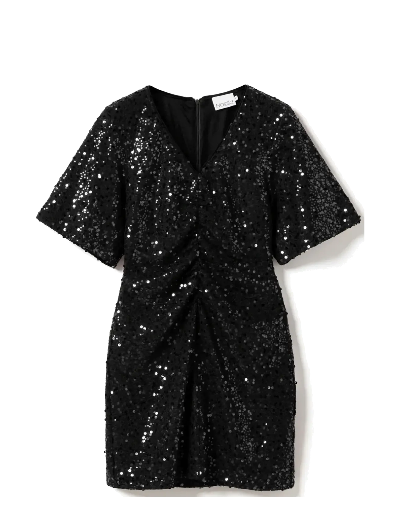 Noella - Soli Dress - paillettenkleider - black - 2