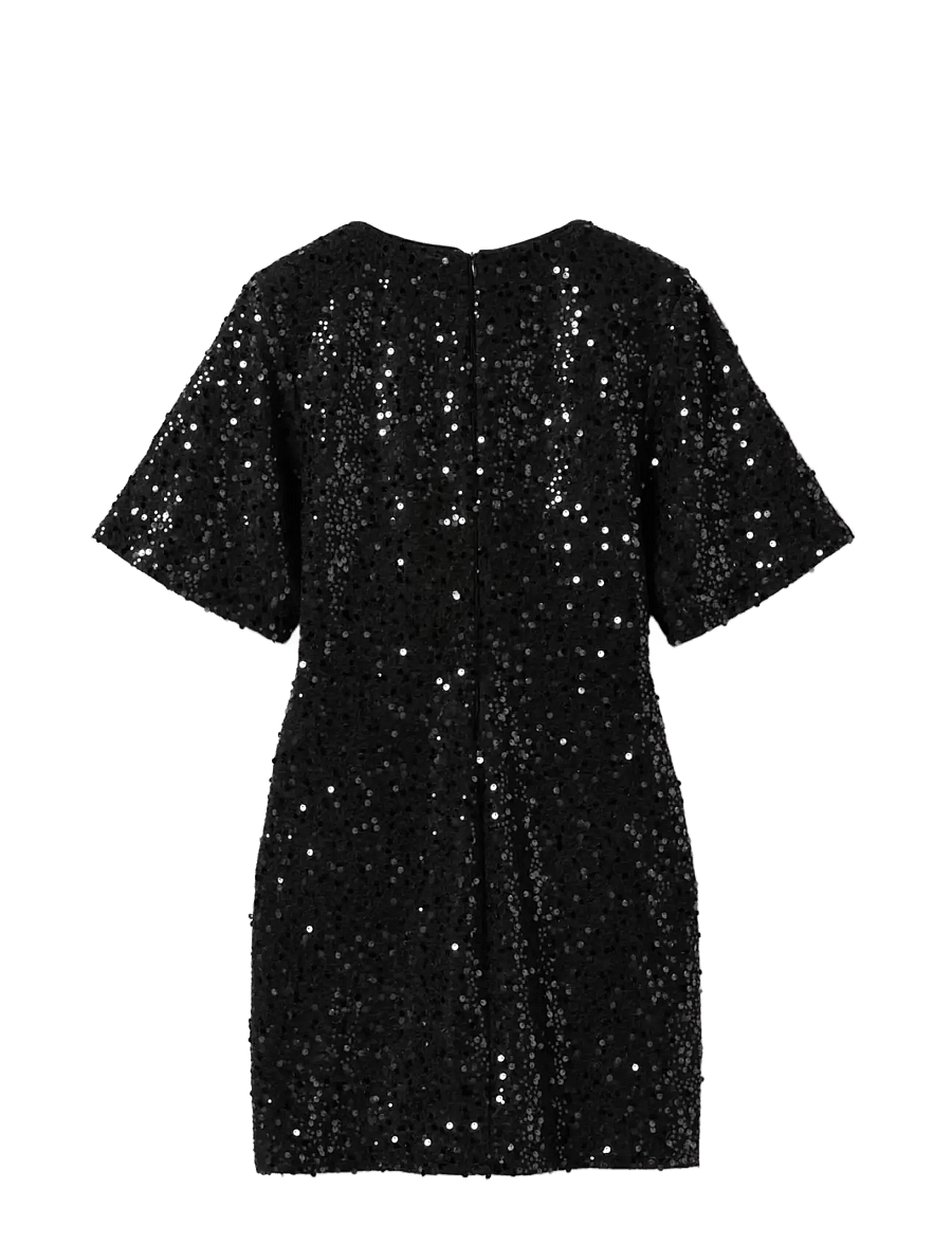 Noella - Soli Dress - paillettenkleider - black - 2