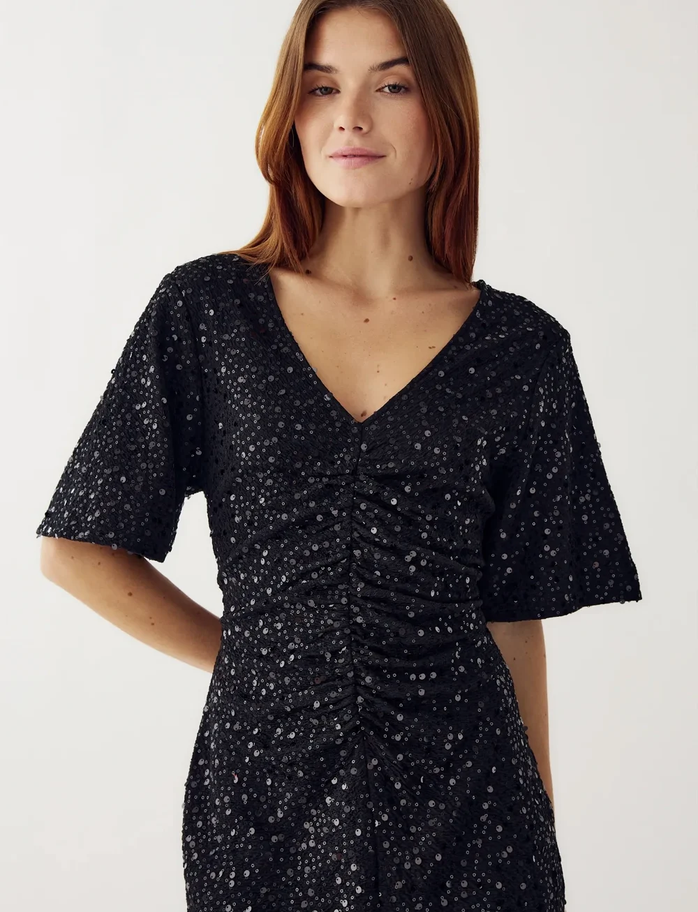 Noella - Soli Dress - pailletkjoler - black - 0