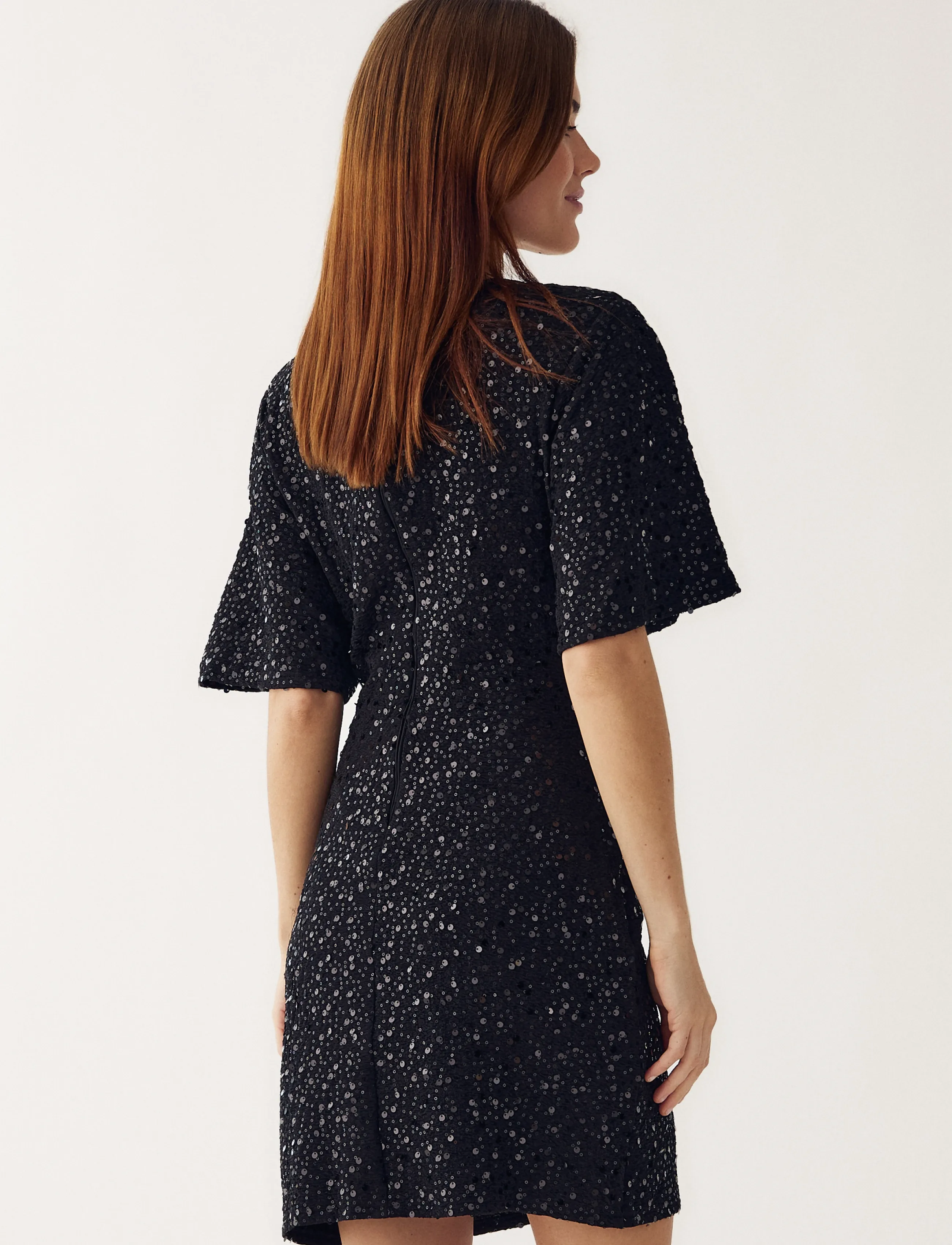 Noella - Soli Dress - pailletkjoler - black - 3