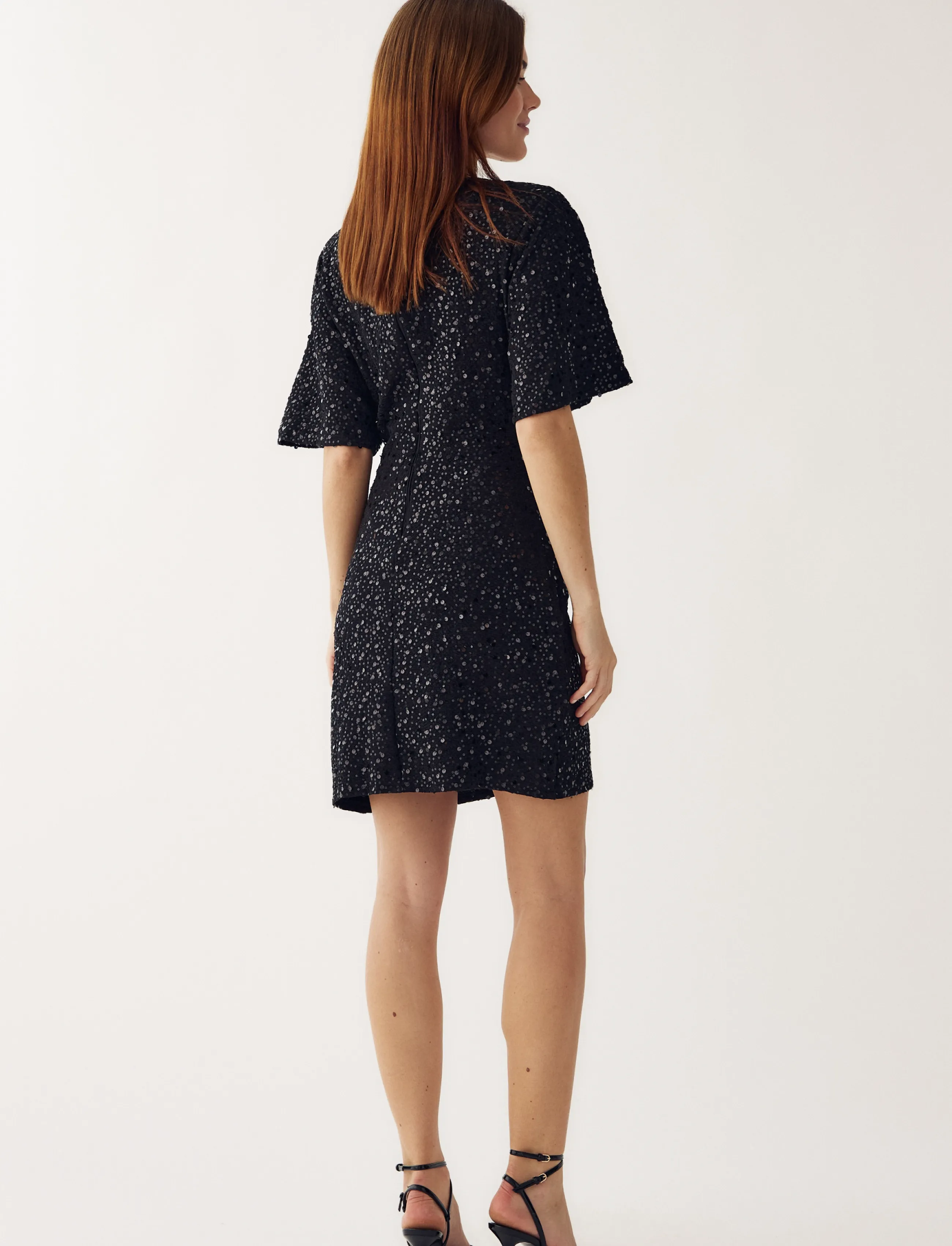 Noella - Soli Dress - pailletkjoler - black - 4