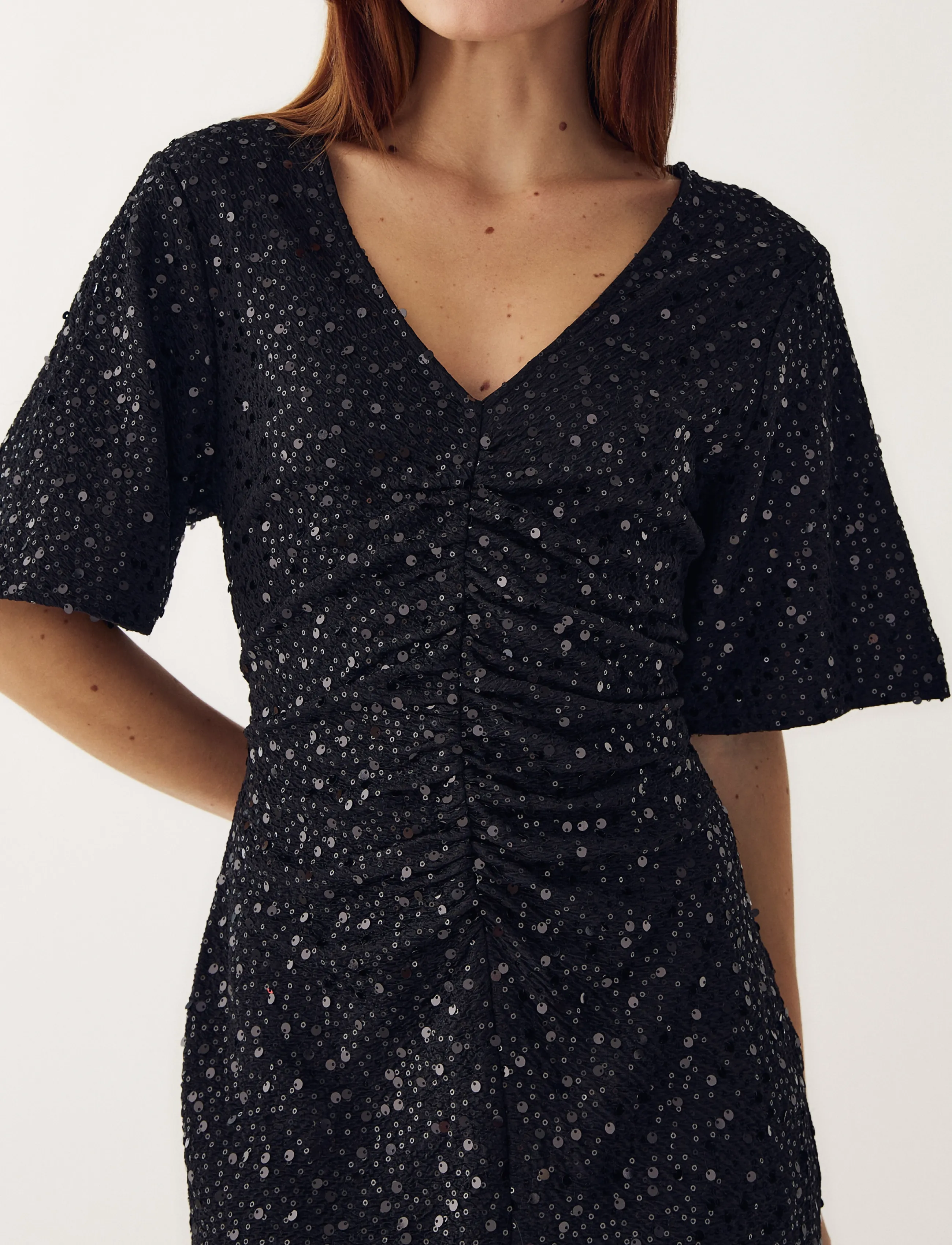 Noella - Soli Dress - pailletkjoler - black - 5