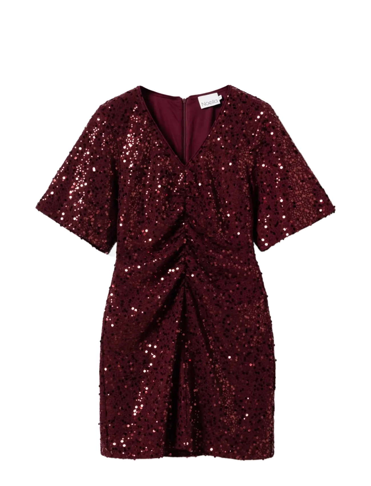 Noella Soli Dress - Litterkleidid - WINETASTING / burgundy