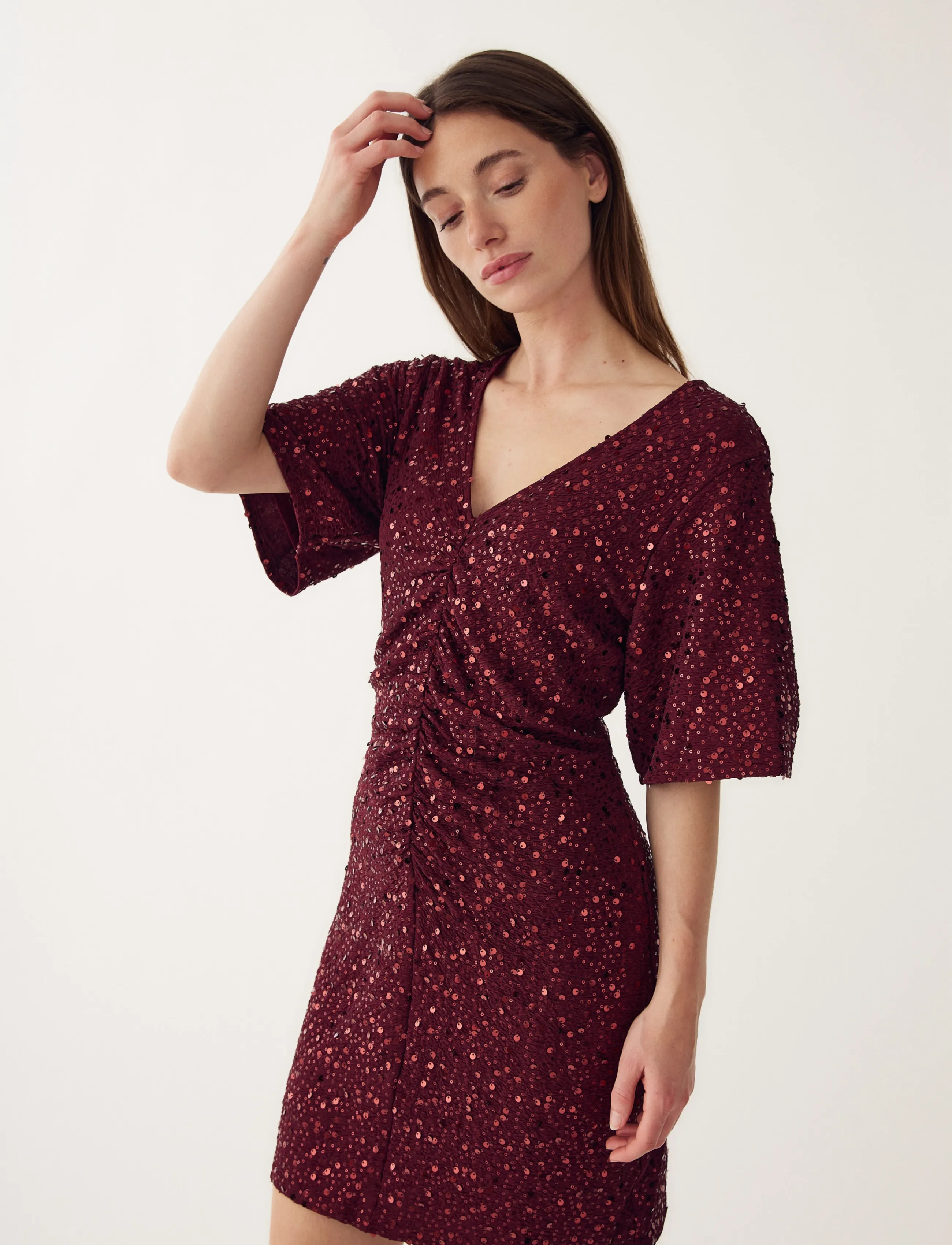 Noella Soli Dress - Noella - WINETASTING / burgundy