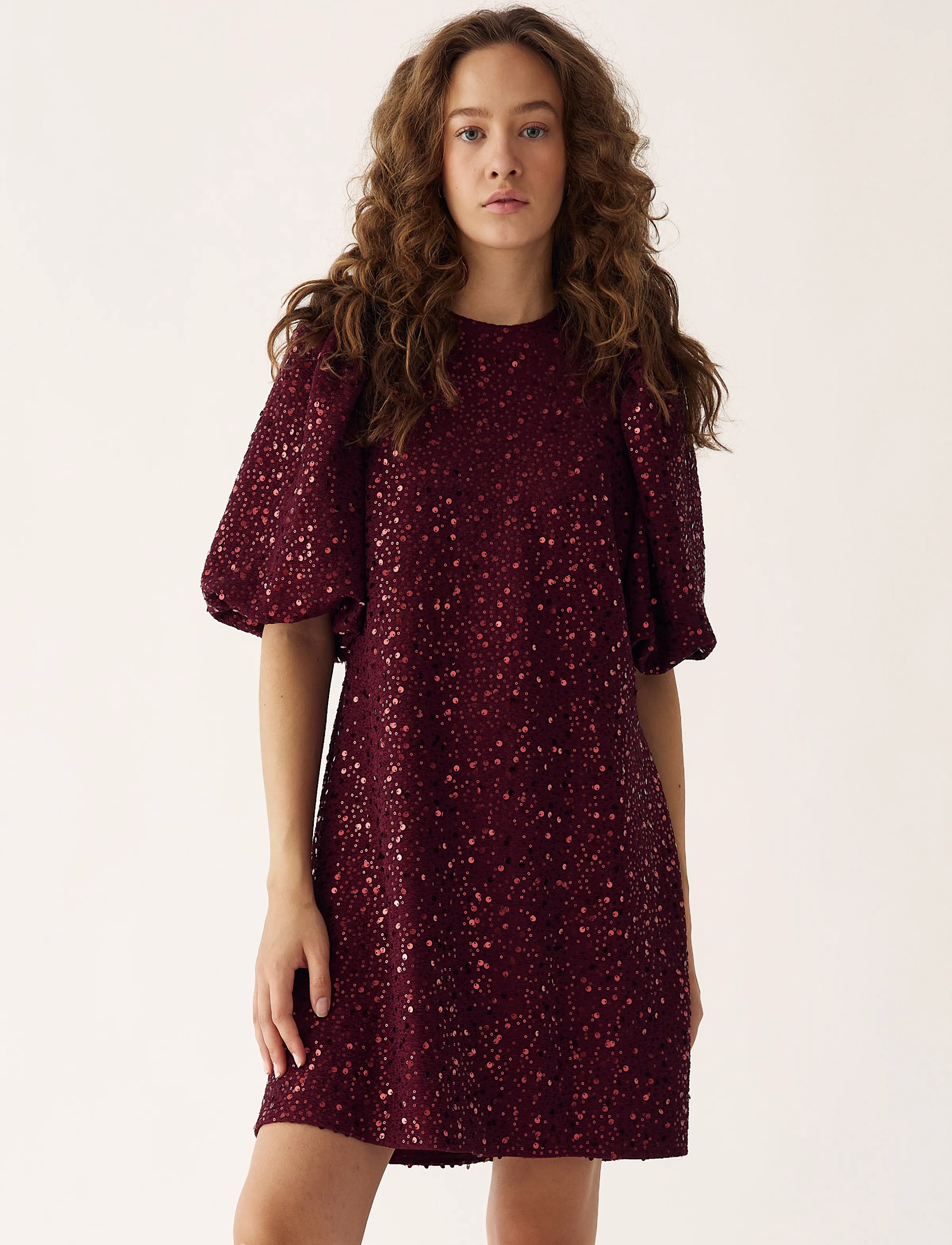 Noella Pastis Short Dress - Noella - WINETASTING / burgundy