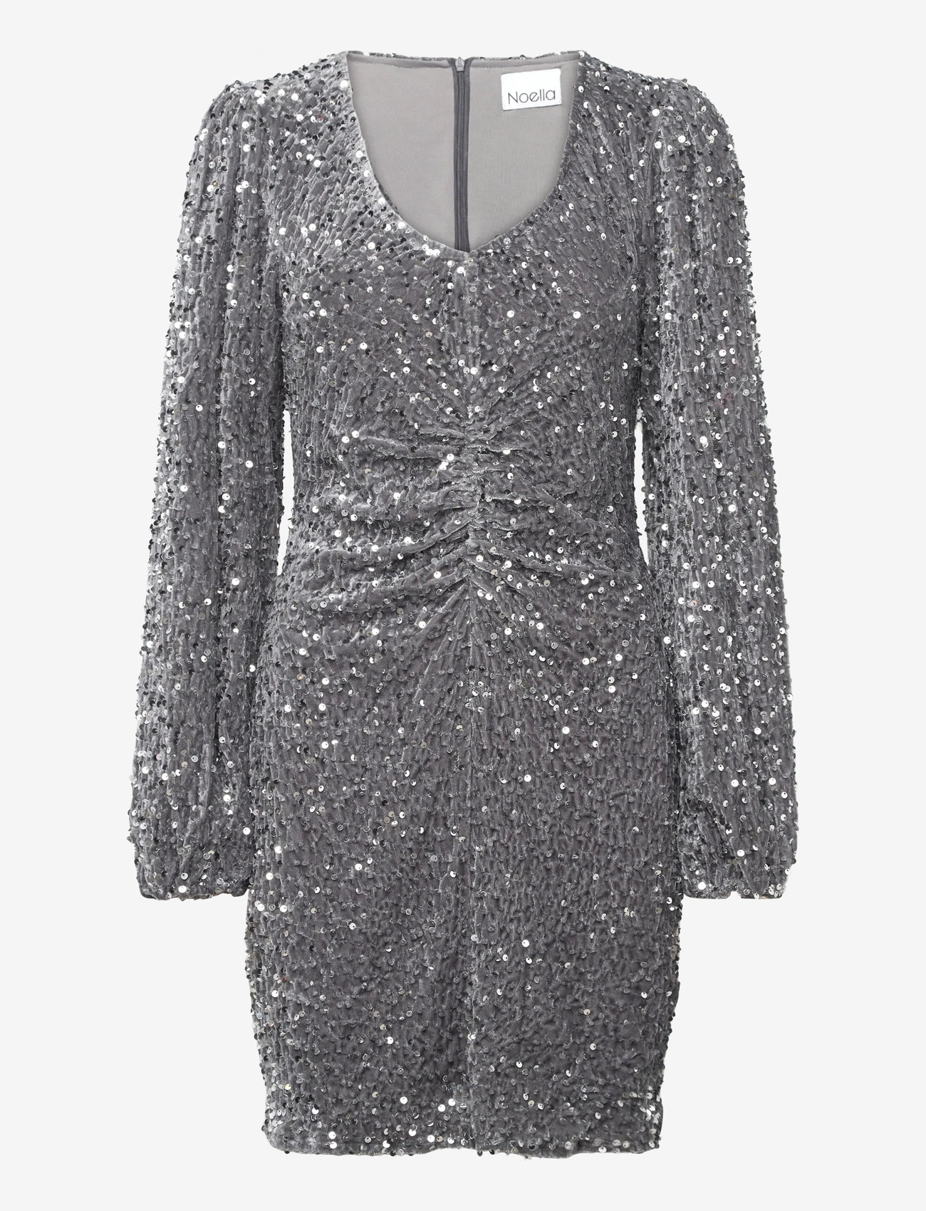 Noella - Teagan SH Dress - cocktail dresses - asphalt silver grey - 1