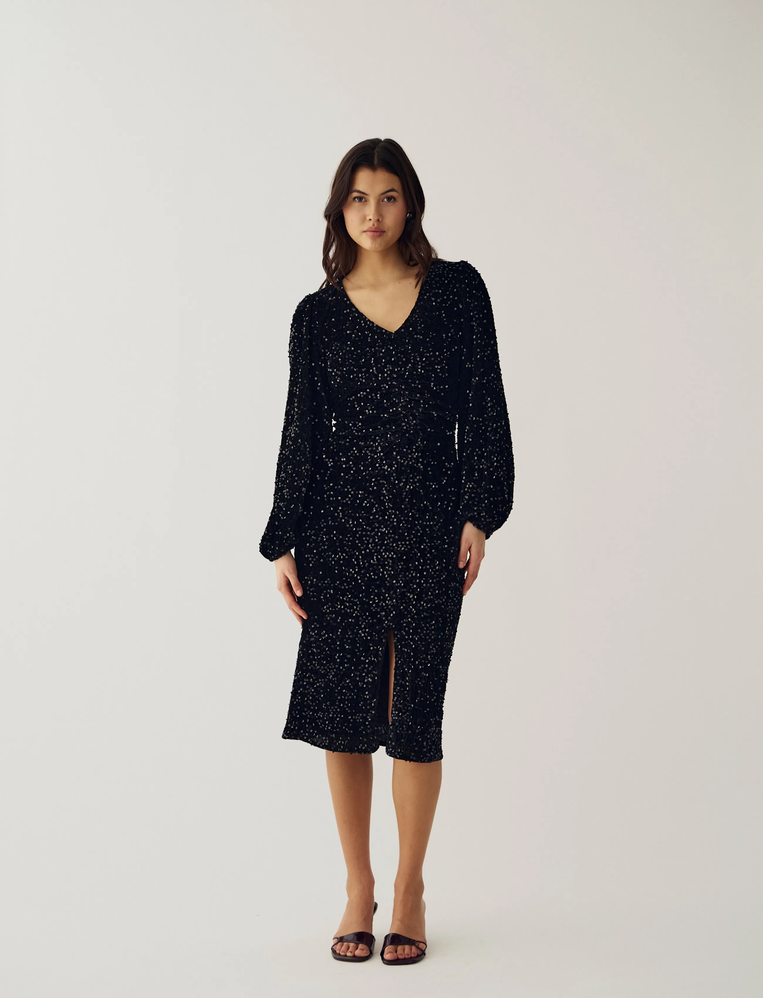 Noella - Teagan LG Dress - paillettenkleider - black - 3