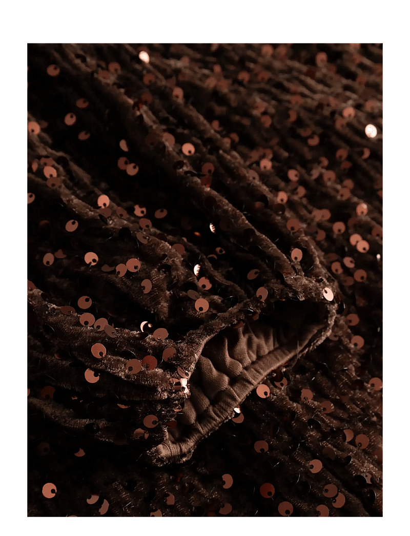 Noella - Teagan LG Dress - cocktailklänningar - chocolate brown - 4