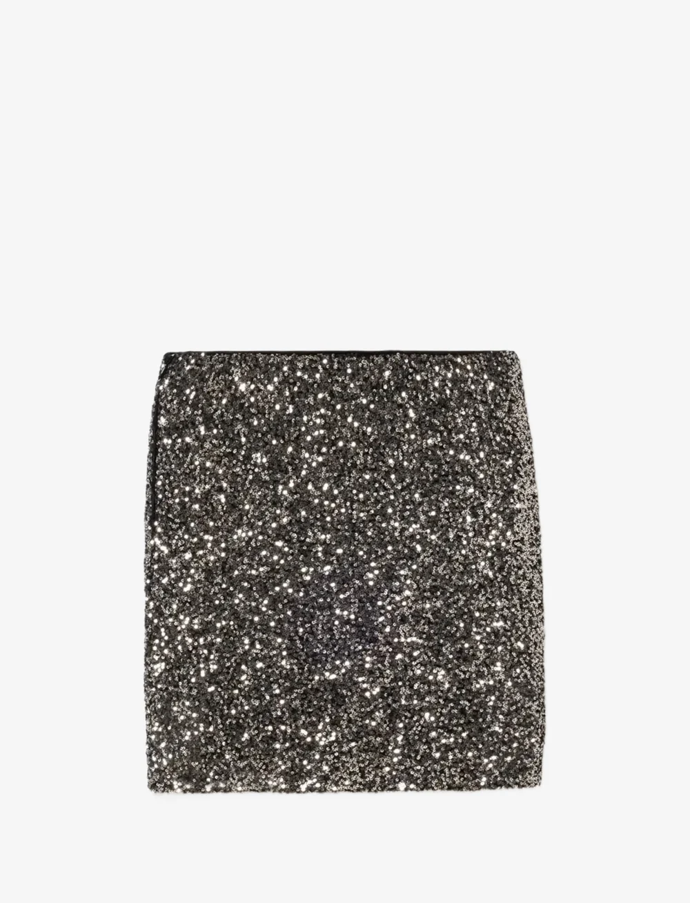 Noella - Kayden Skirt - paillet nederdele - black silver - 2