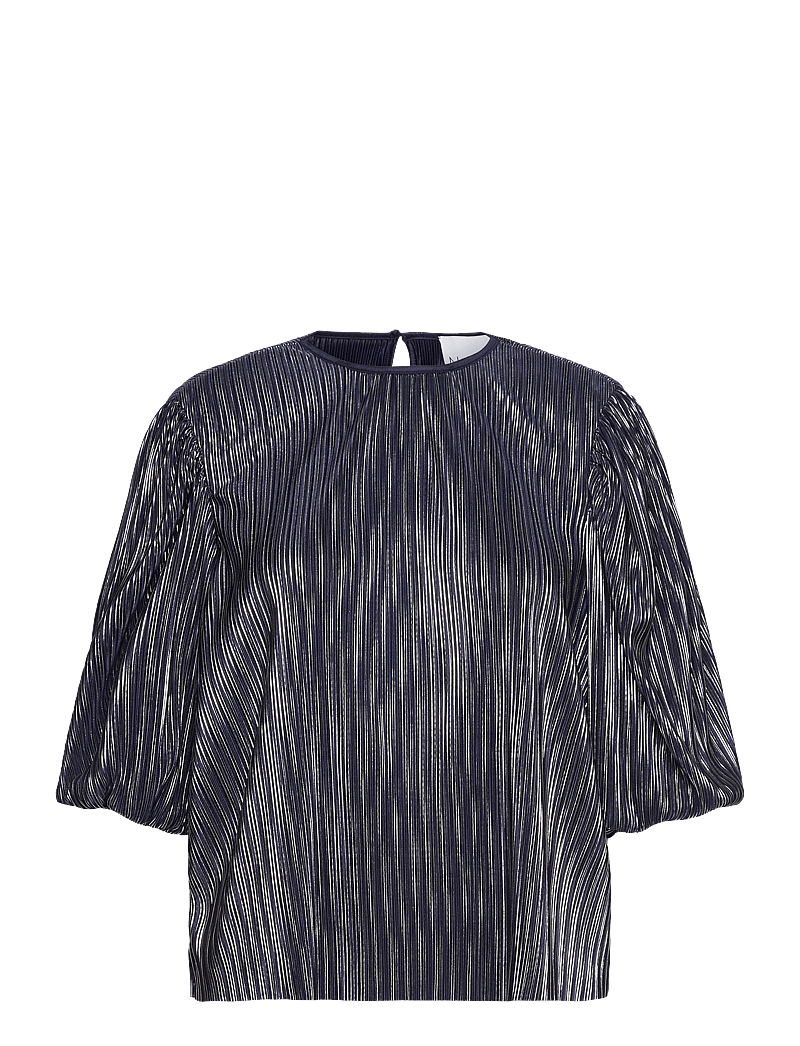 Noella - Shelly Blouse - kortærmede bluser - navy blue - 1