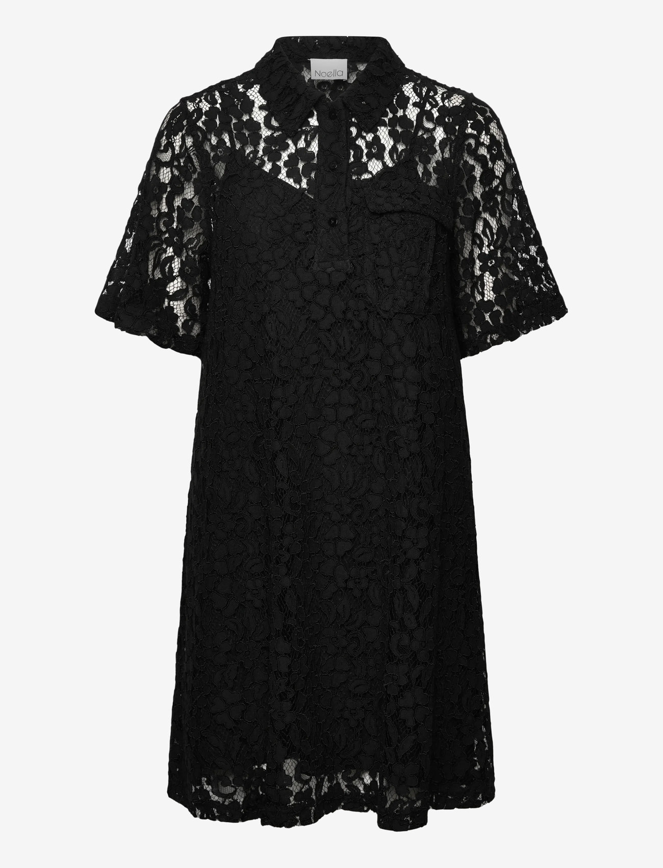Noella - Jozie Dress - spetsklänningar - black - 1