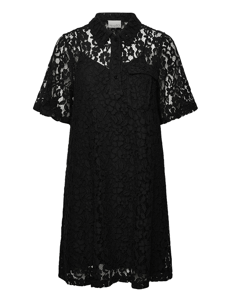 Noella - Jozie Dress - spetsklänningar - black - 1