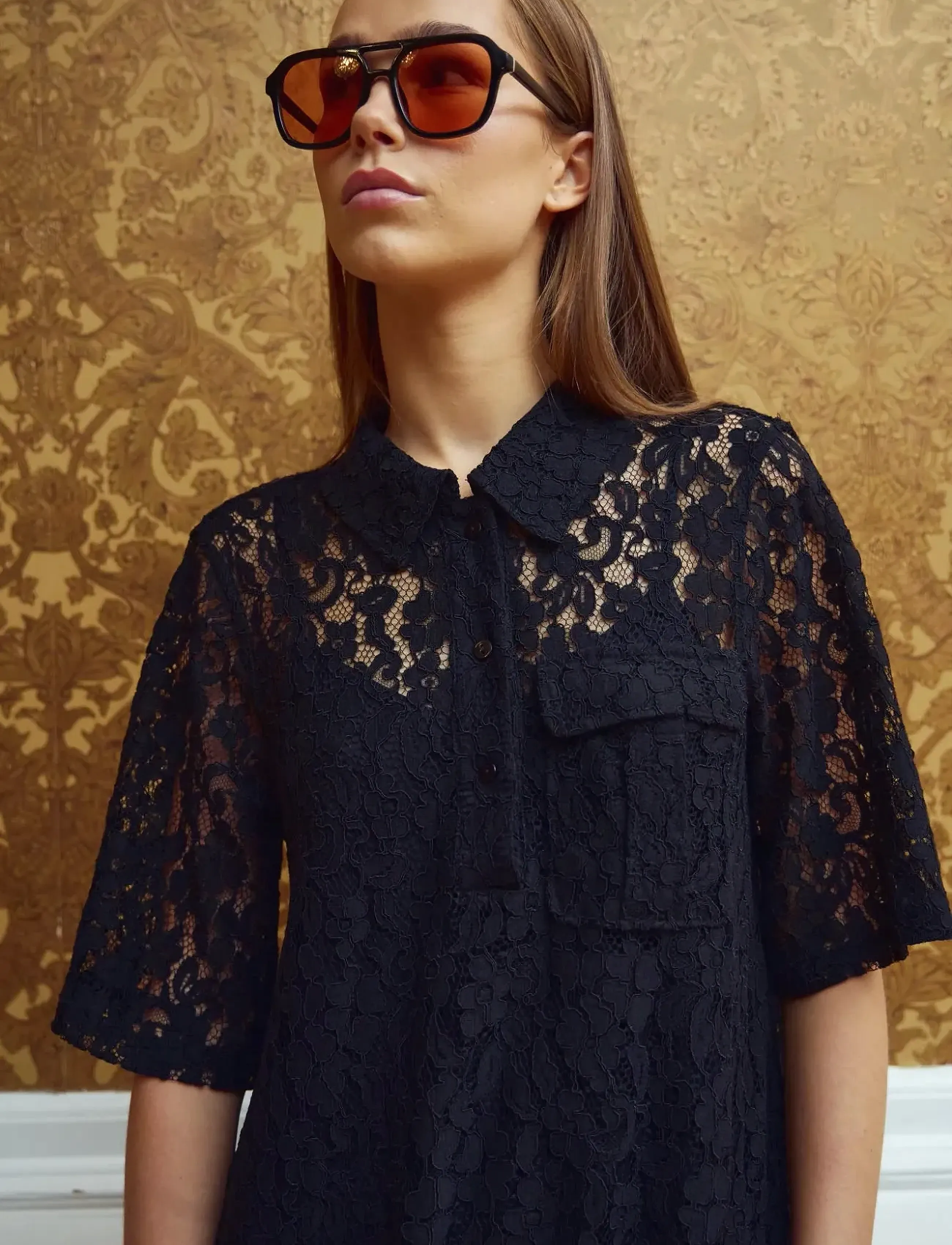 Noella - Jozie Dress - pitskleidid - black - 4