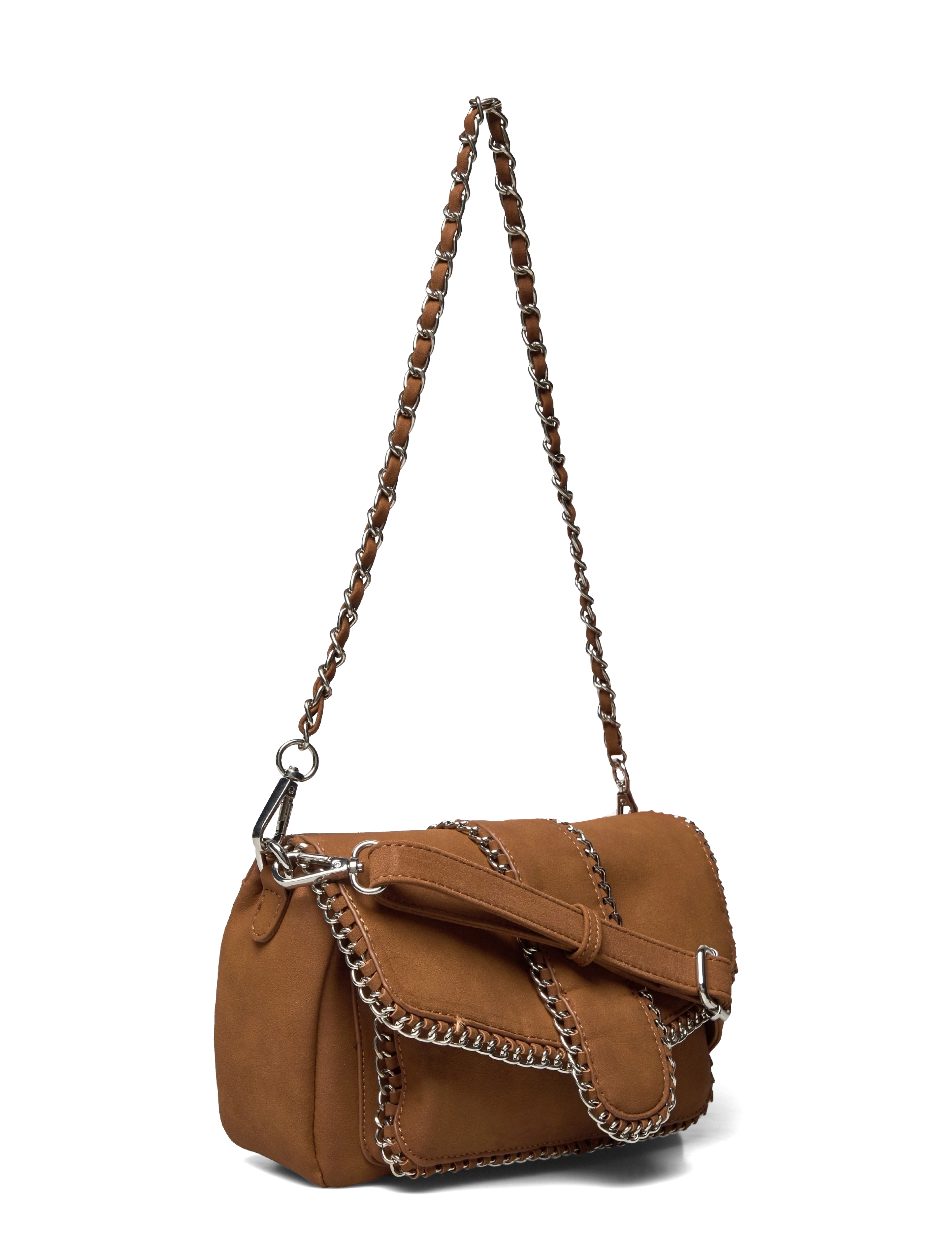 Noella - North Bag - brown w. silver - 2