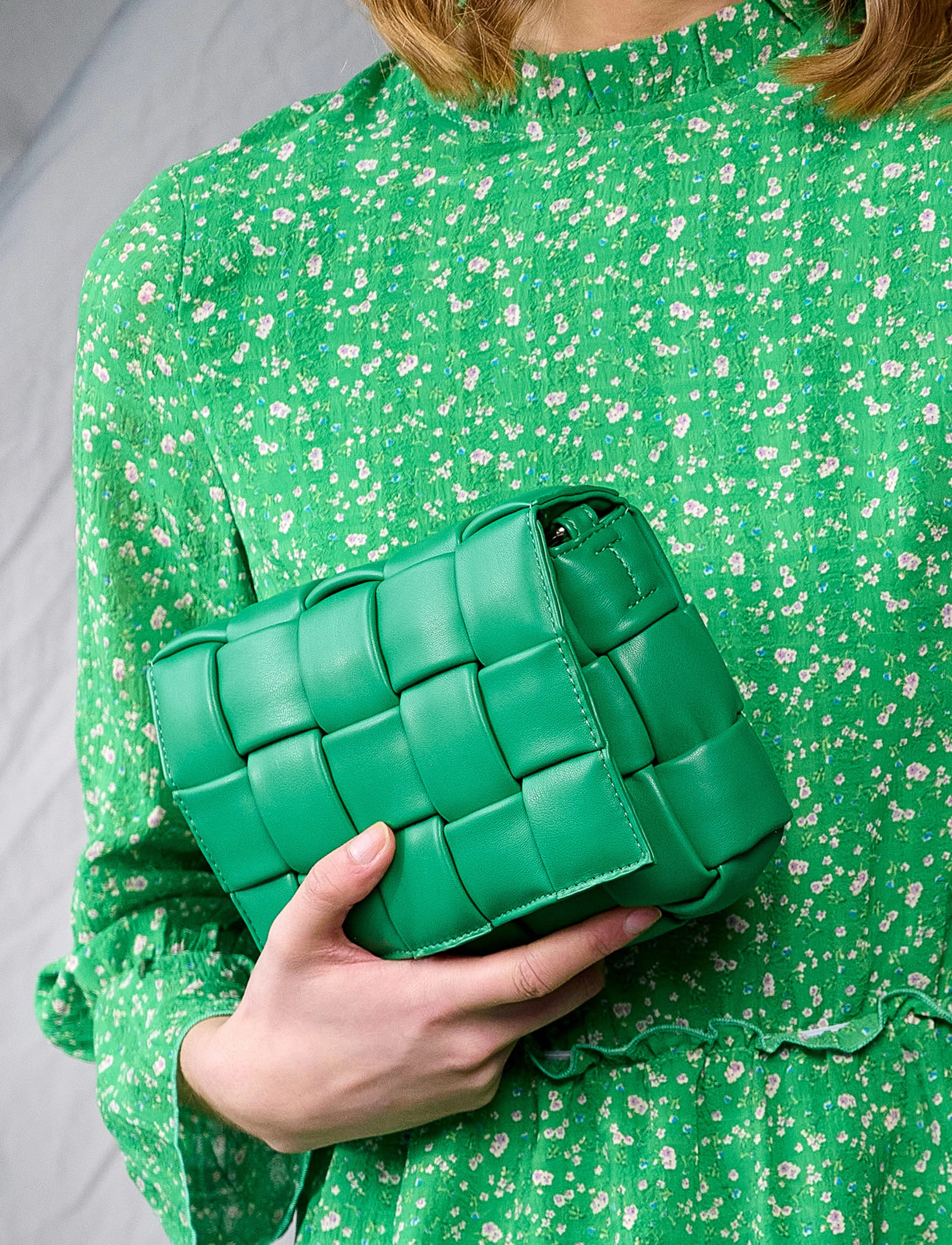 Noella Brick Bag, One Size, Green, Tasker > Crossbody-Tasker, Dame