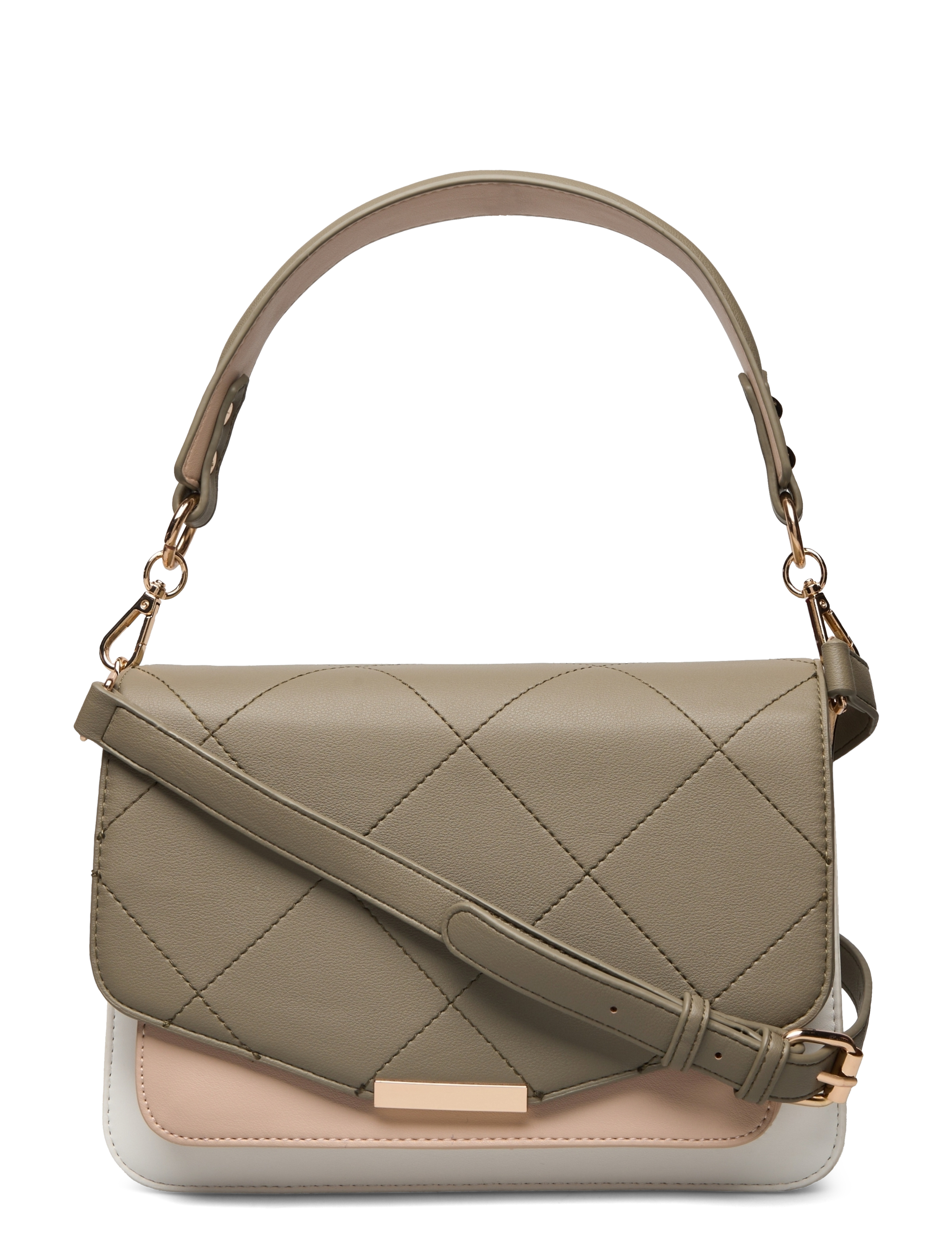 Noella Blanca Multi Compartment Bag - Tasker - ARMY/WHITE/BEIGE / green