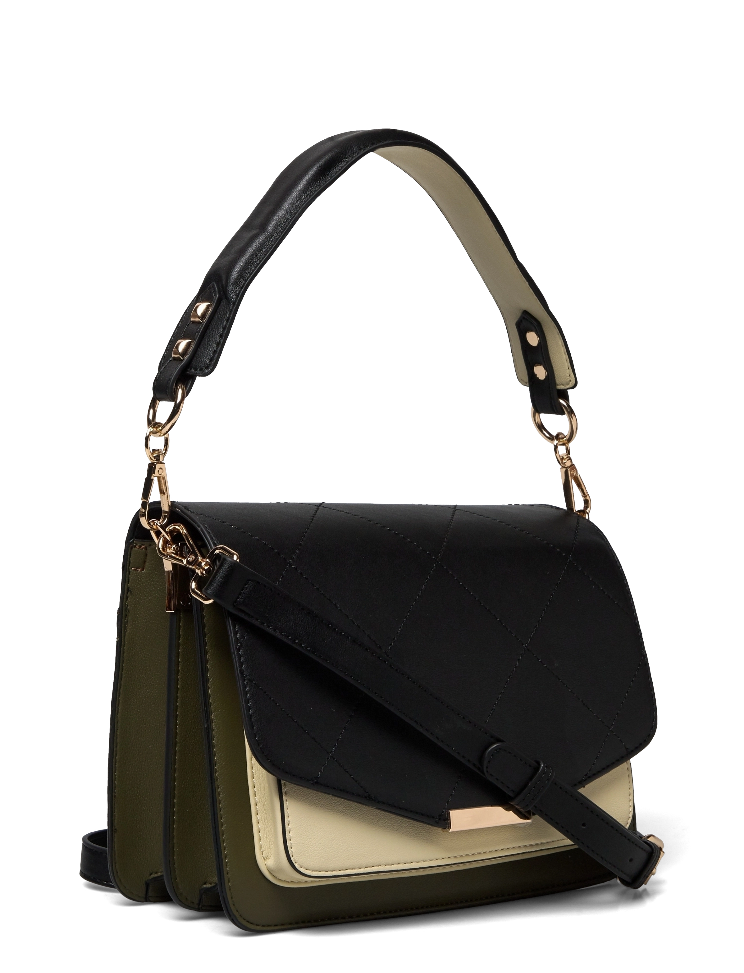 Noella - Blanca Multi Compartment Bag - modetrends - black/green/cream - 3