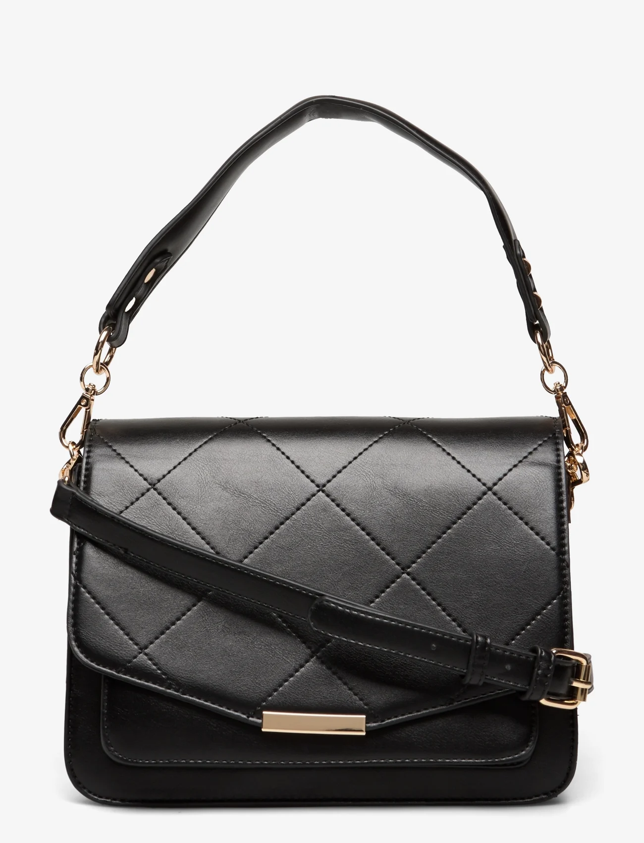 Noella - Blanca Multi Compartment Bag - party wear at outlet prices - black leather look - 0