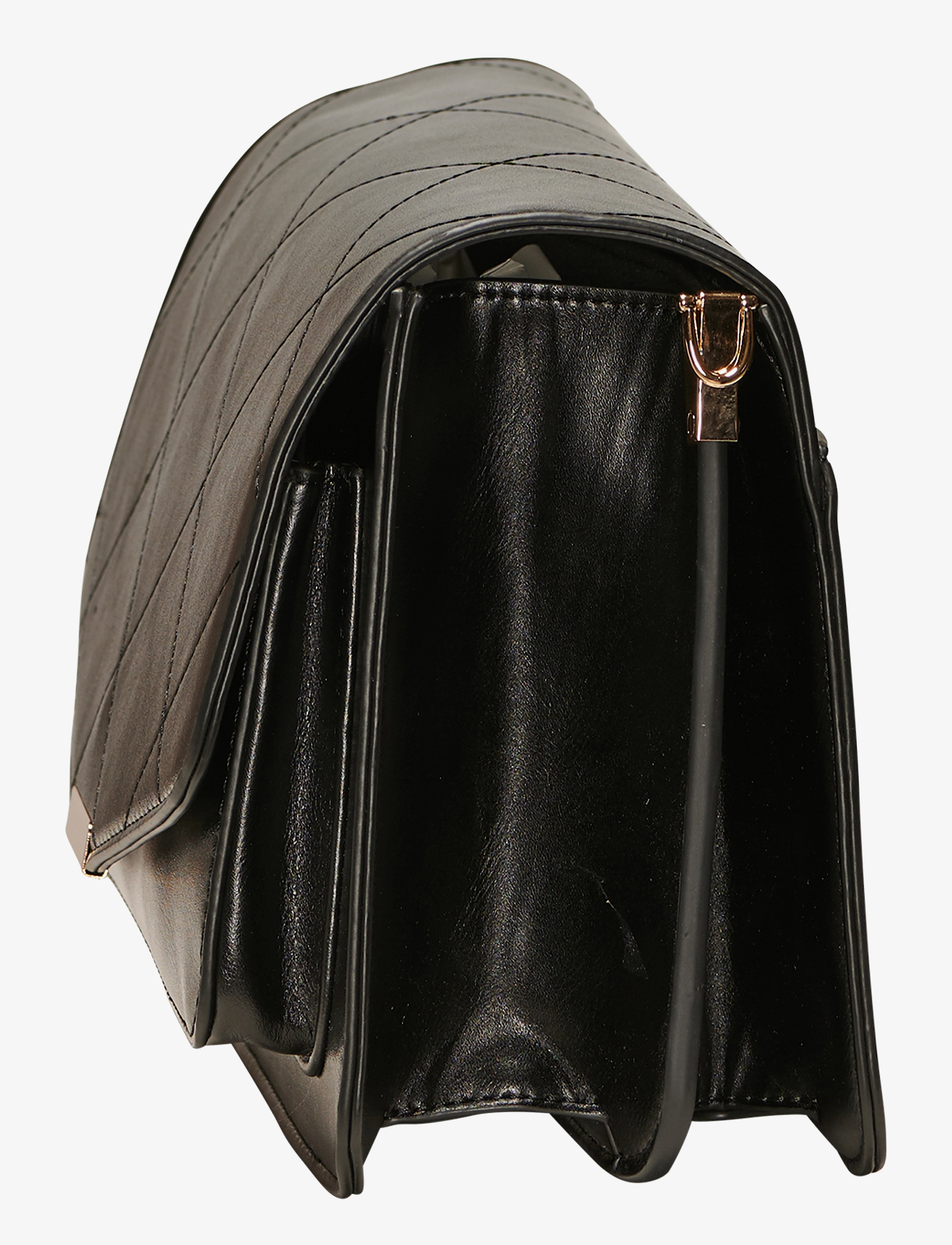 Noella - Blanca Multi Compartment Bag - party wear at outlet prices - black leather look - 5